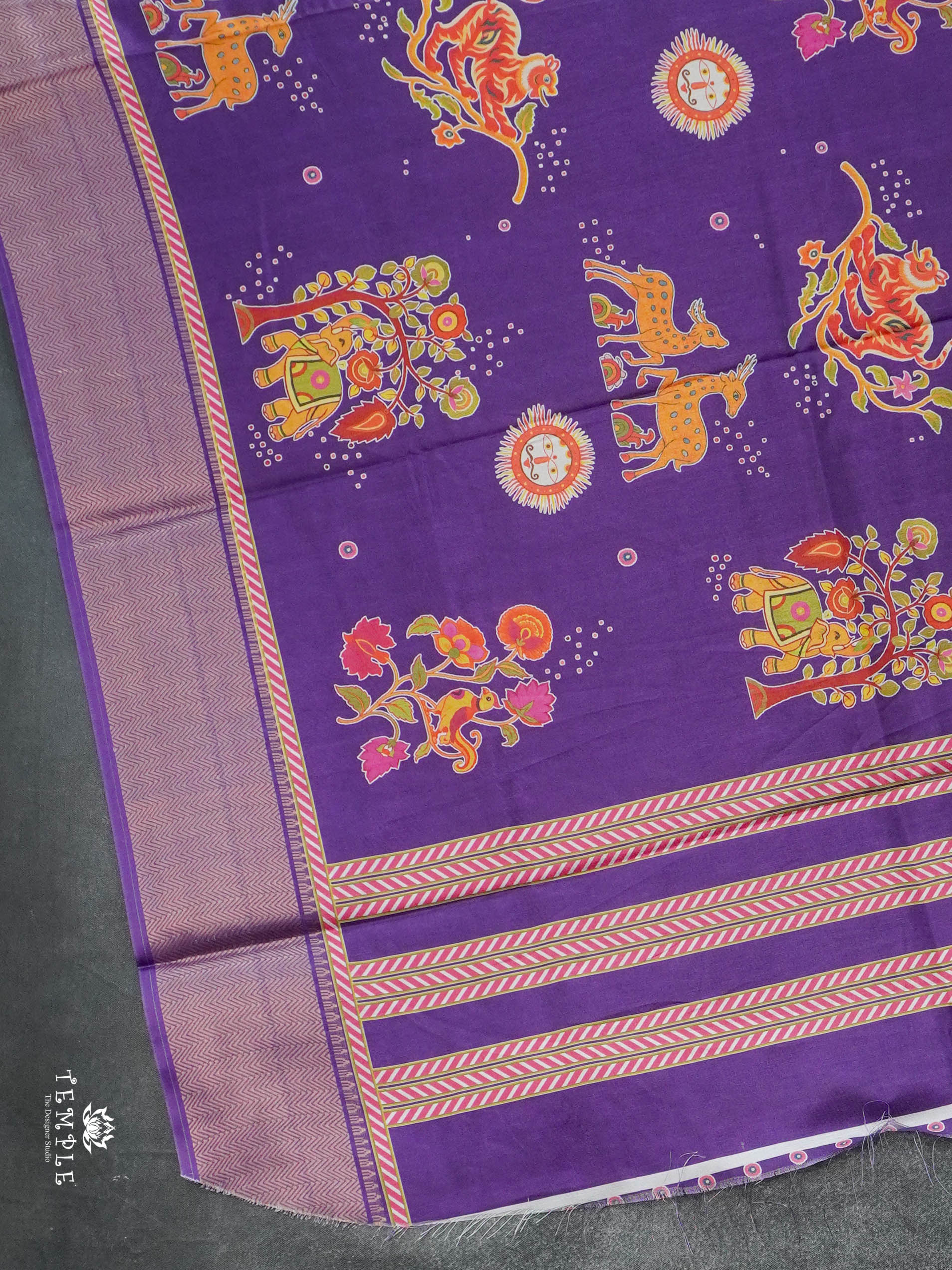Printed Binny Silk Saree | TTDS2810