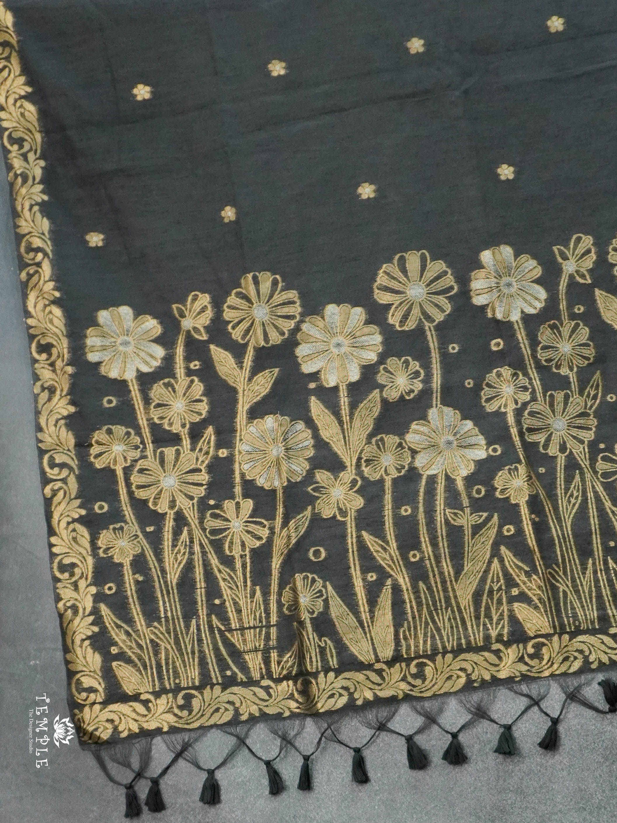 Linen Silk Saree | TTDS2823