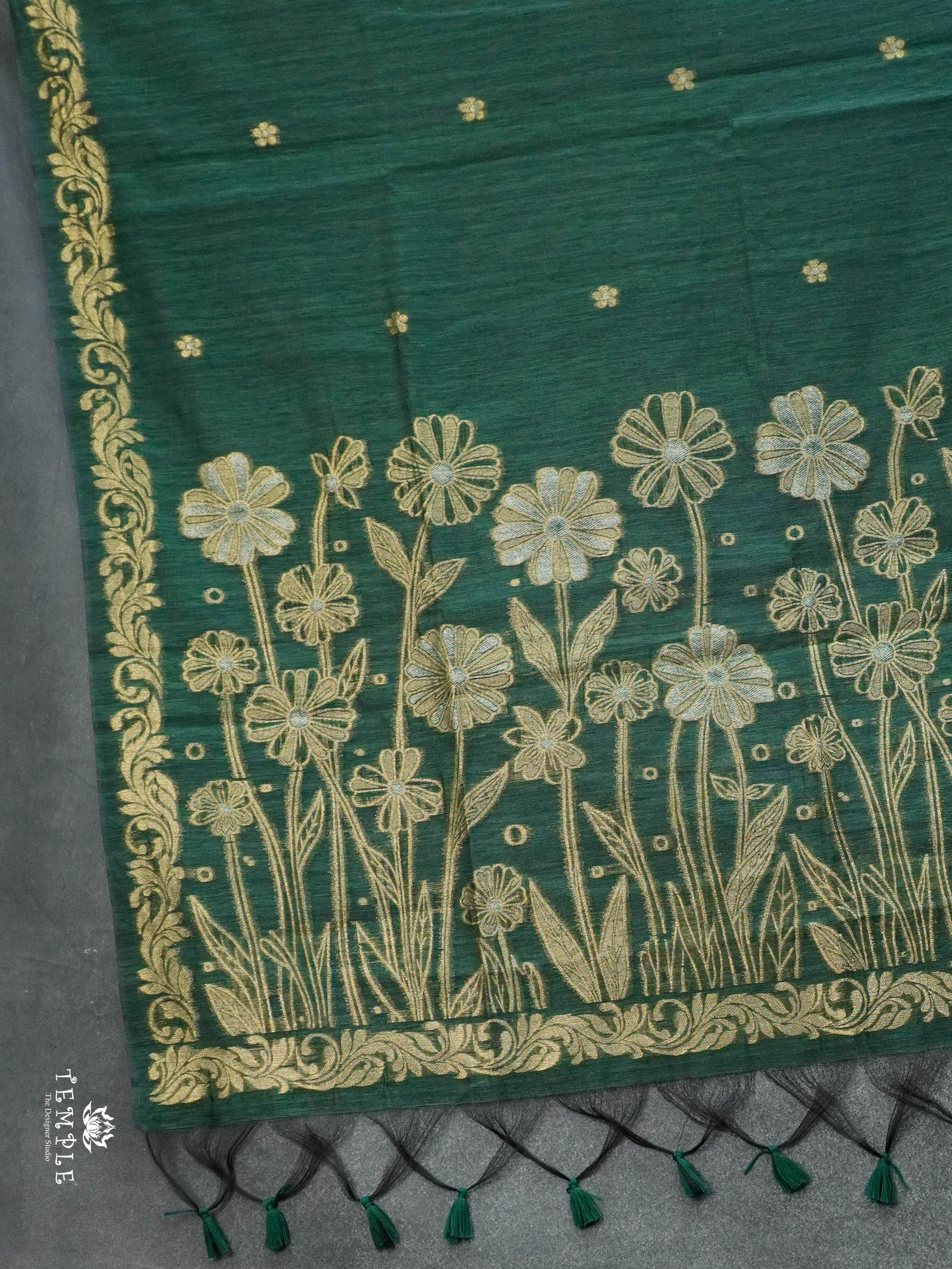 Linen Silk Saree | TTDS2823