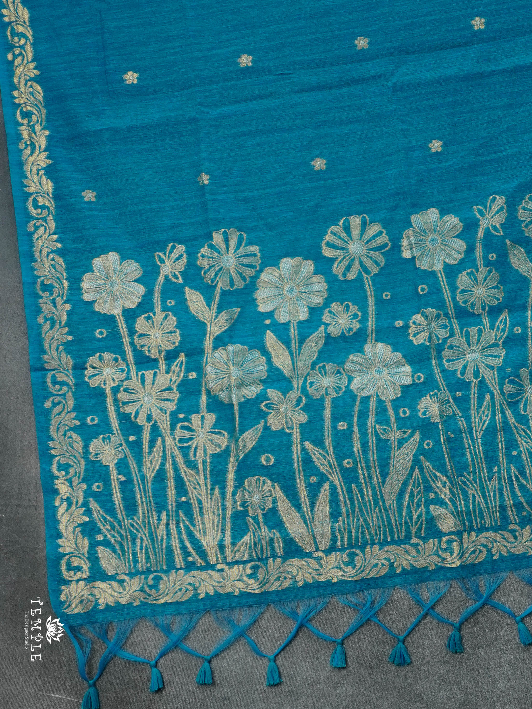 Linen Silk Saree | TTDS2823