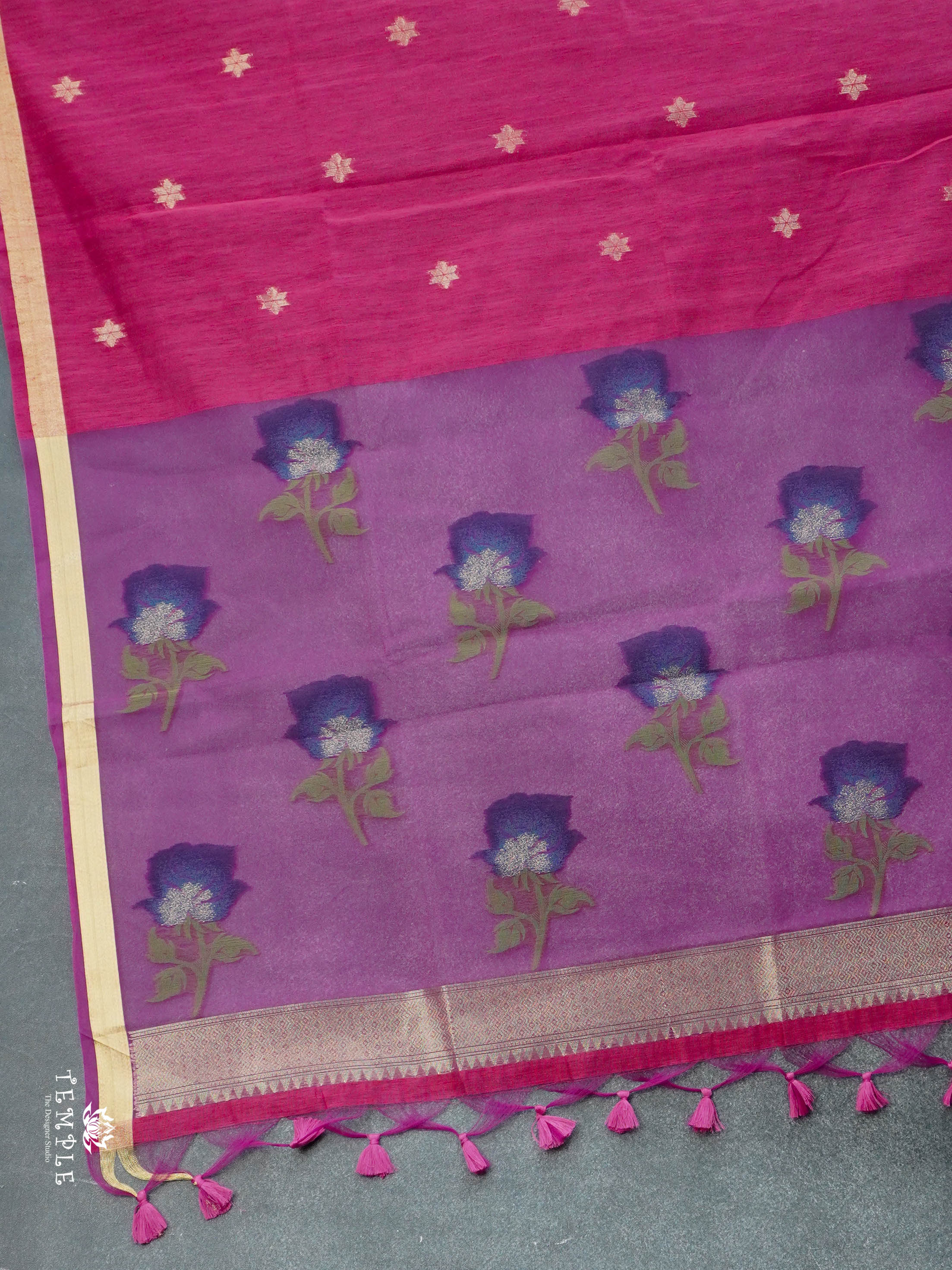 Linen Silk Saree | TTDS2803