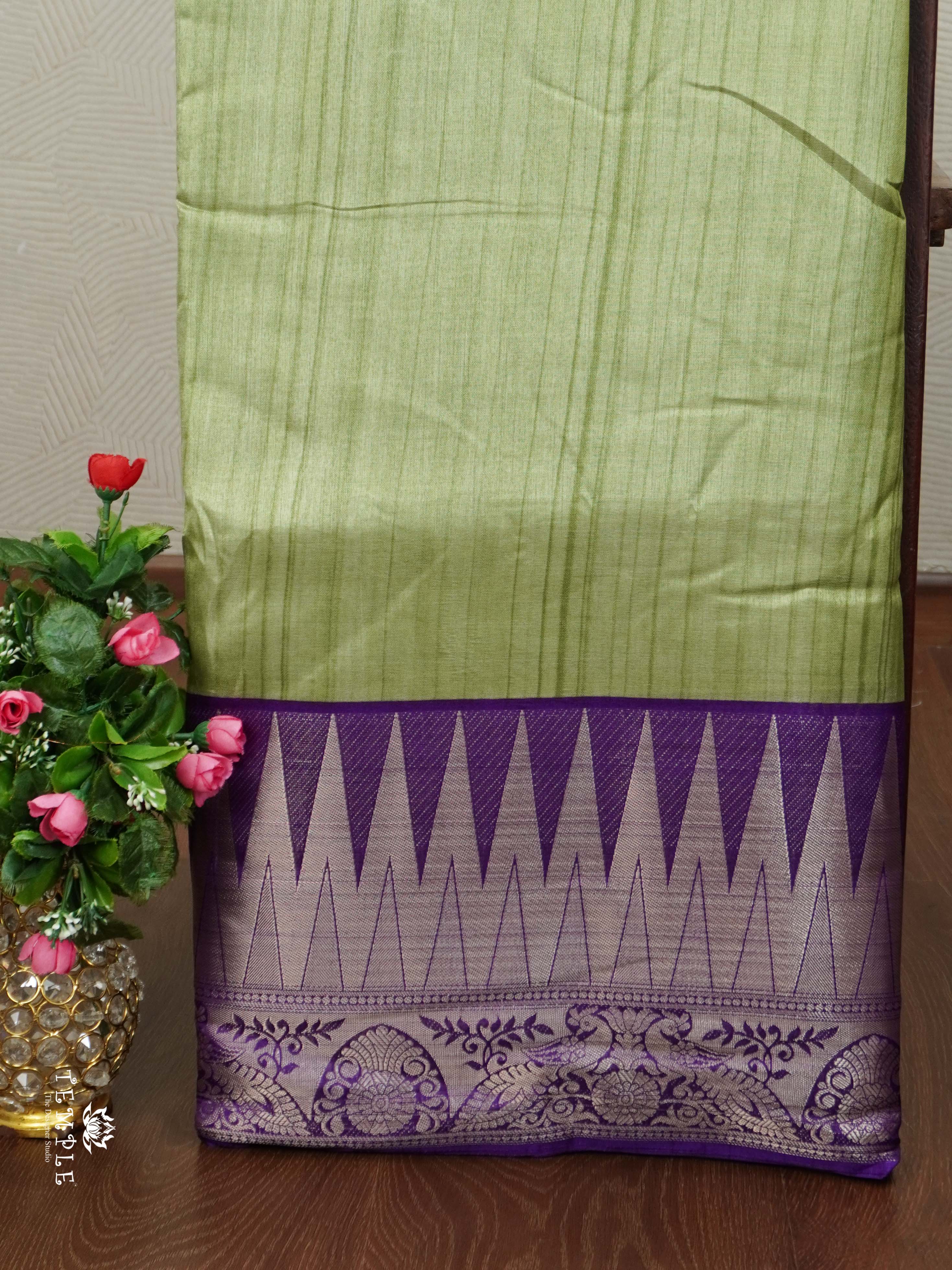 Fancy Saree with Temple Border | TTDS2320