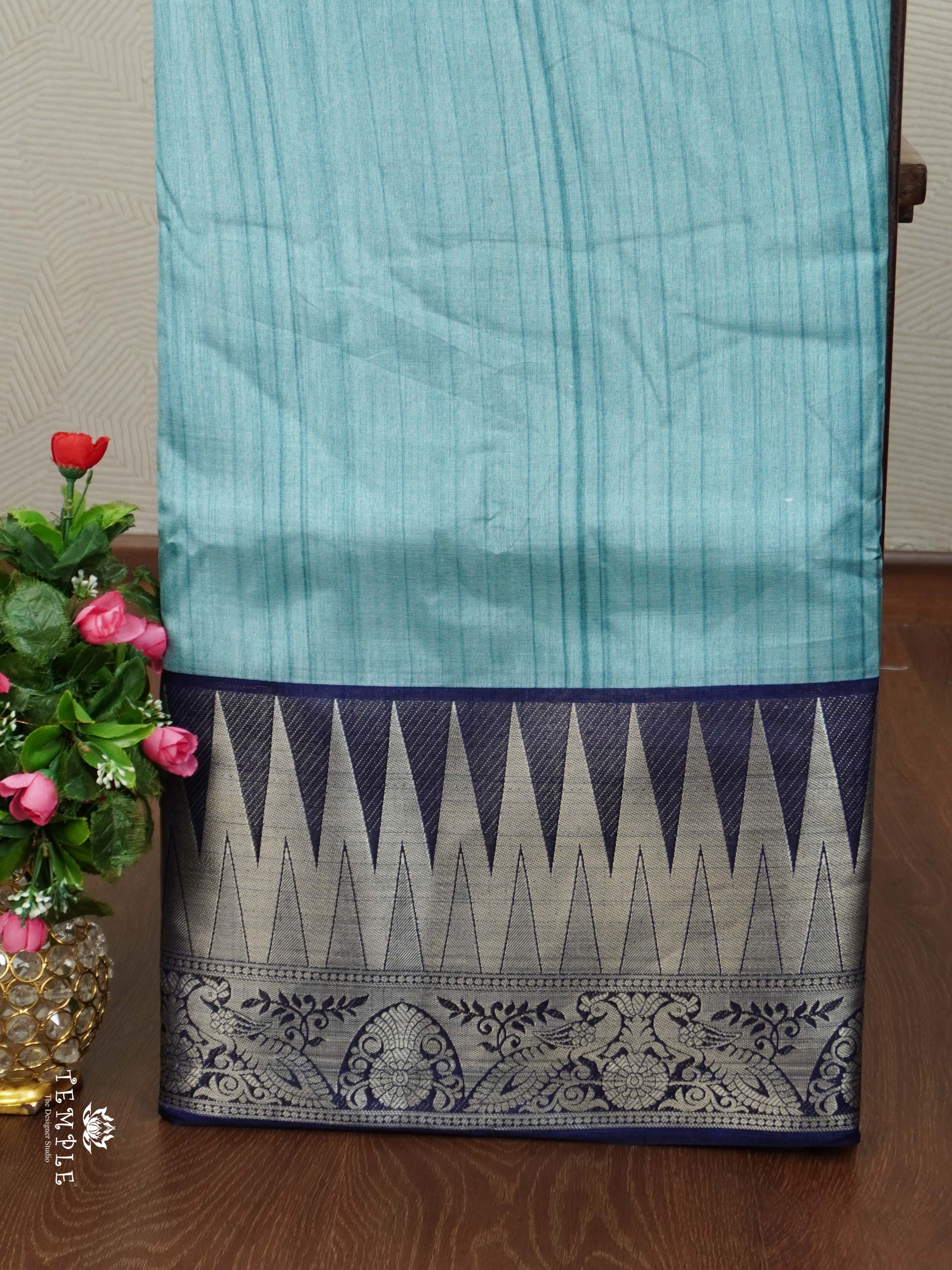Fancy Saree with Temple Border | TTDS2320