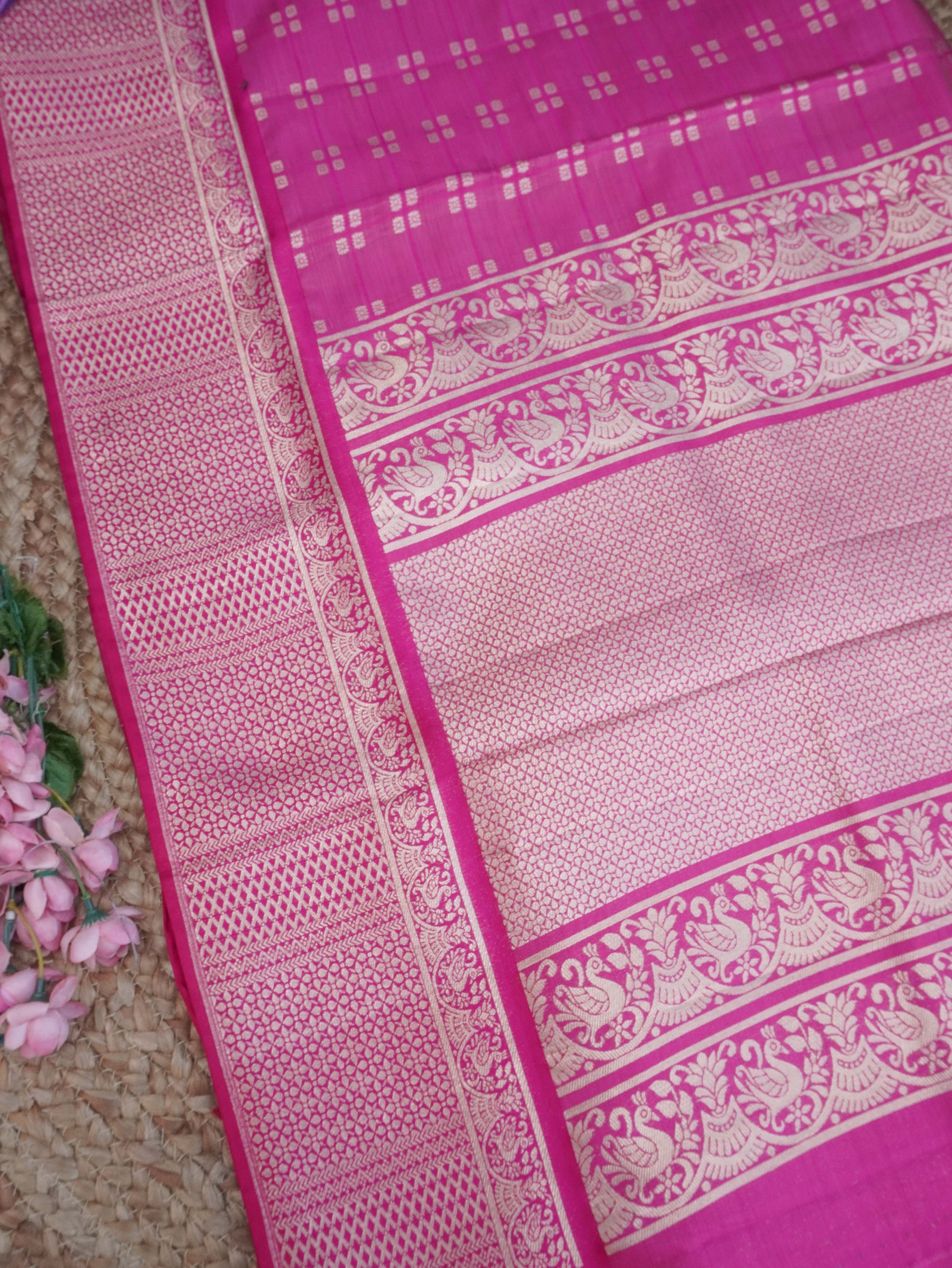 Semi Tussar Silk Saree | TTDS3235