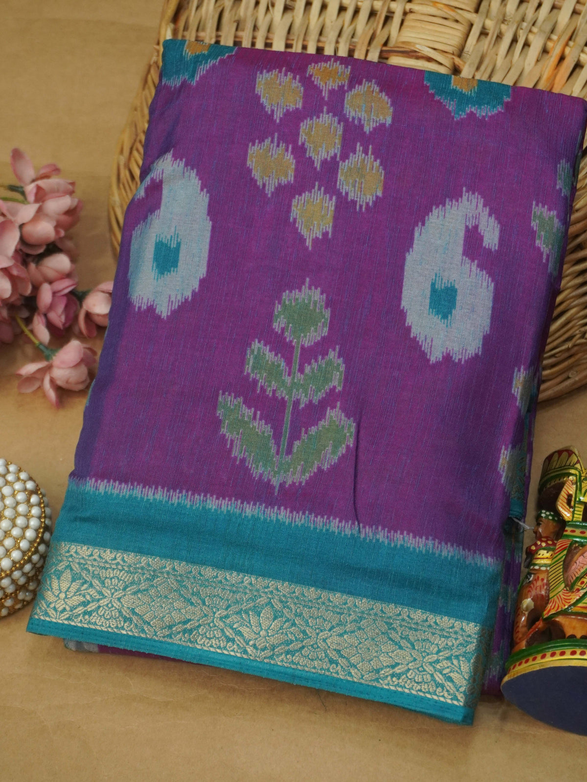 Semi Kanchi Silk Saree | TTDS3655
