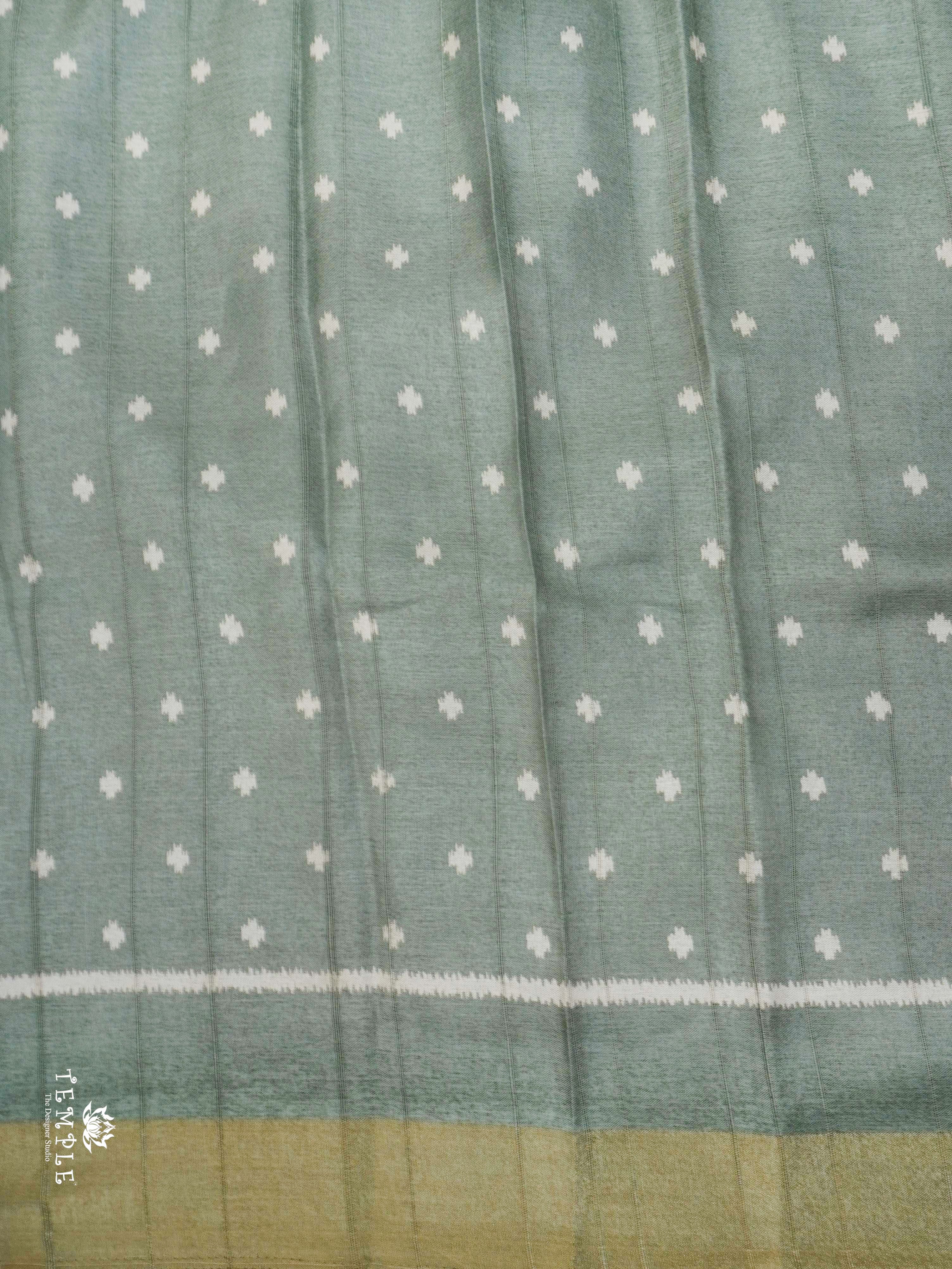 Printed Linen Cotton Saree | TTDS2307