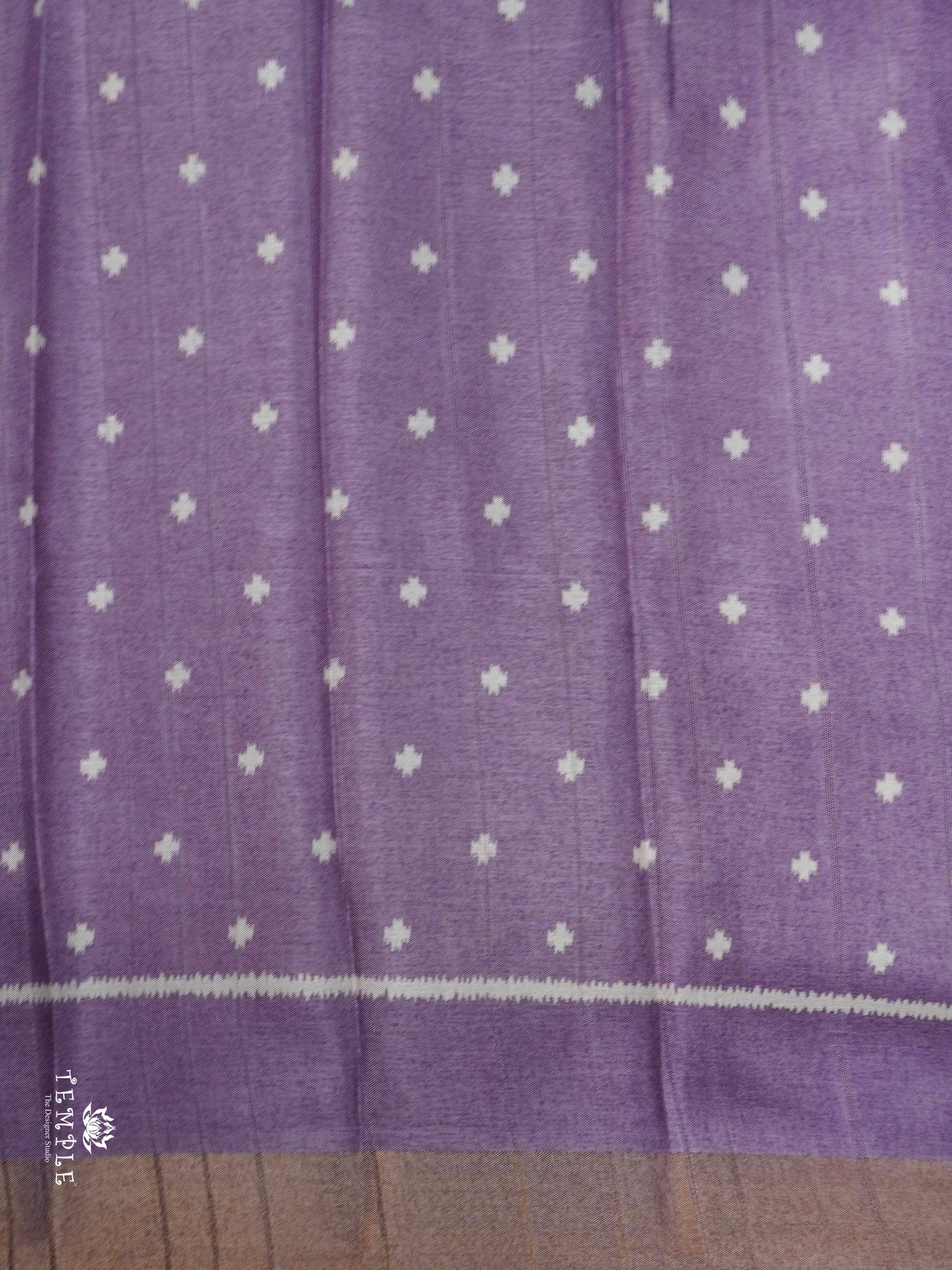 Printed Linen Cotton Saree | TTDS2307