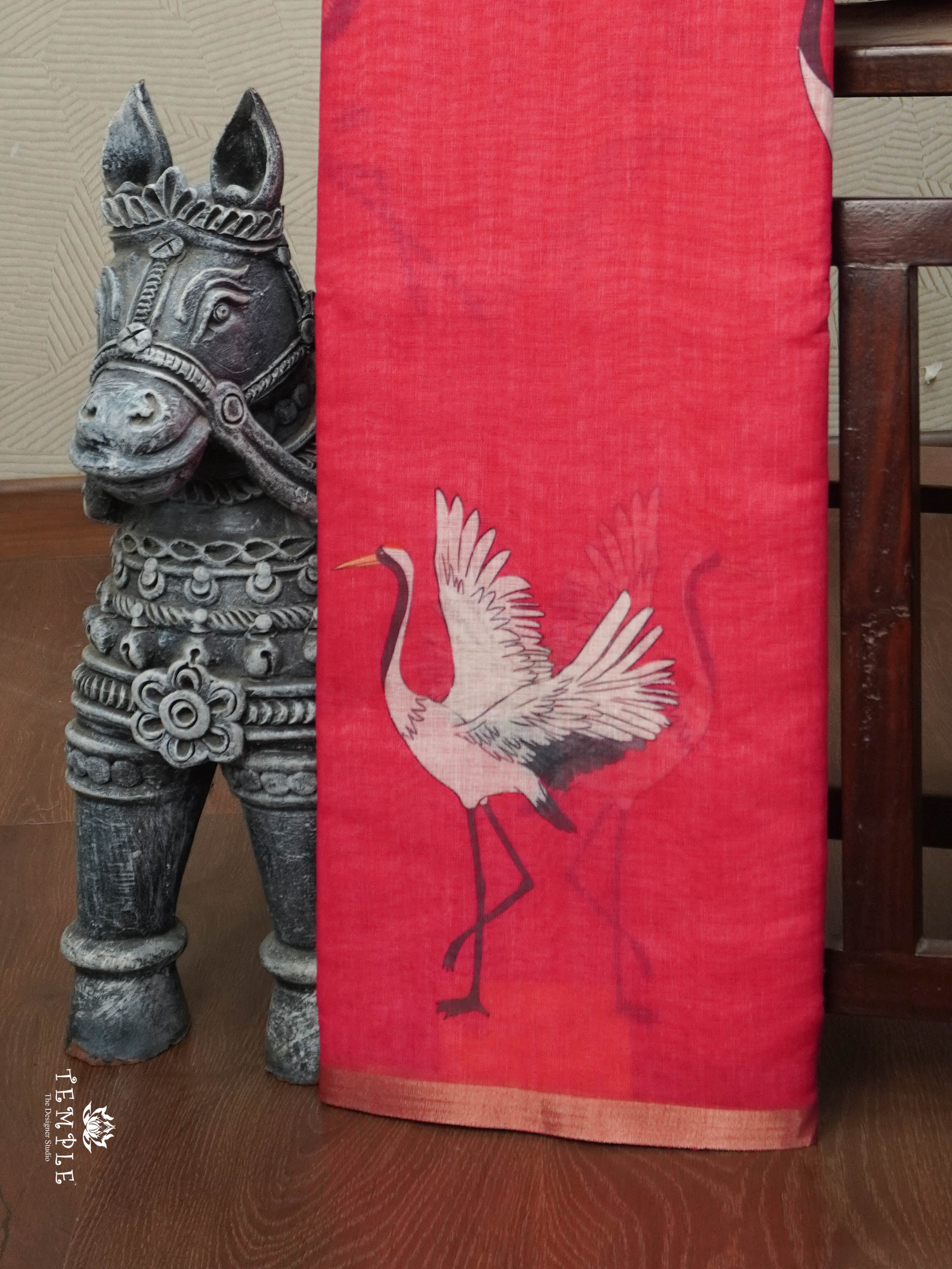 Linen Cotton Saree | TTDS2834