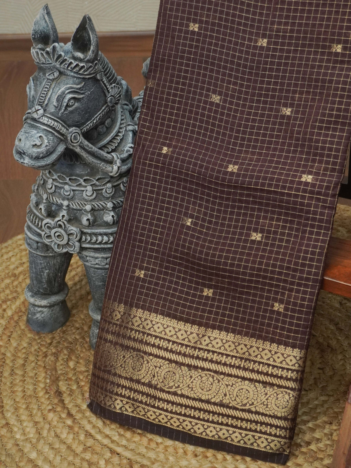 Linen Viscose Saree | TTDS3661