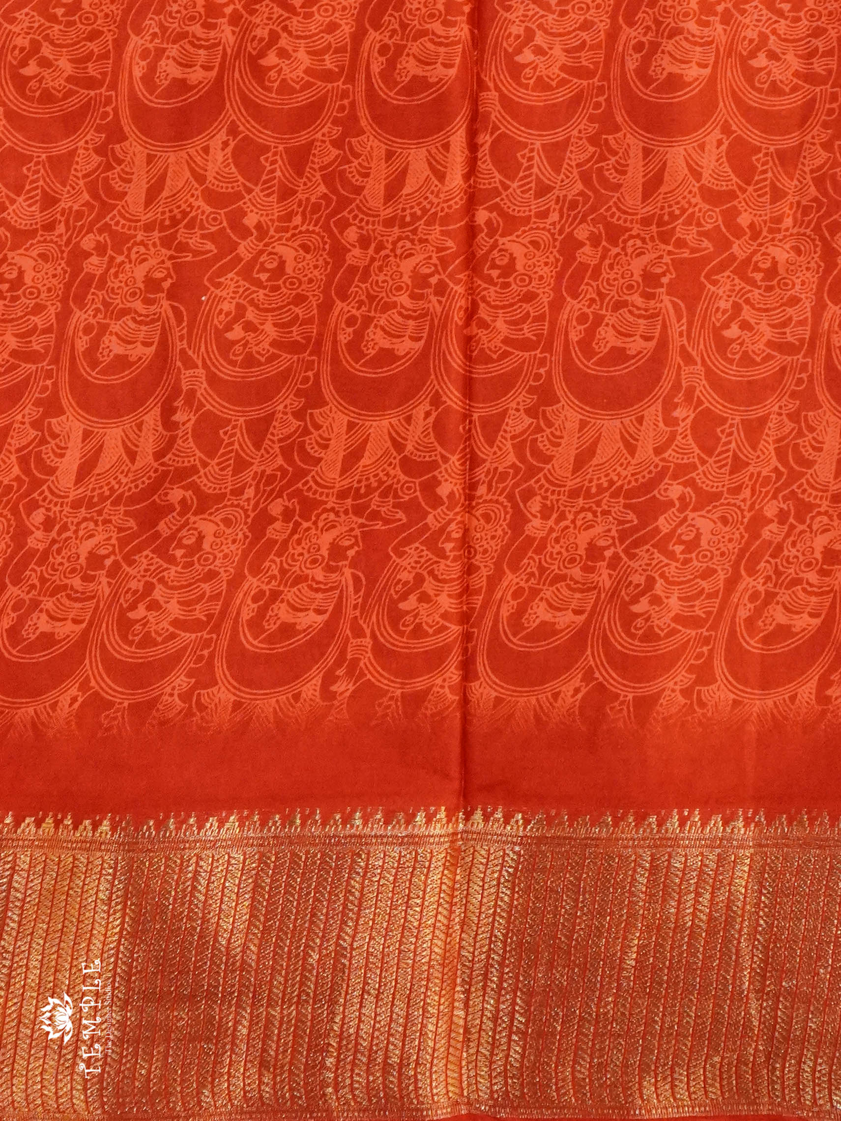 Mangalagiri Saree With Pen Kalamkari Prints | TTDS1352 | Sparkling Deals