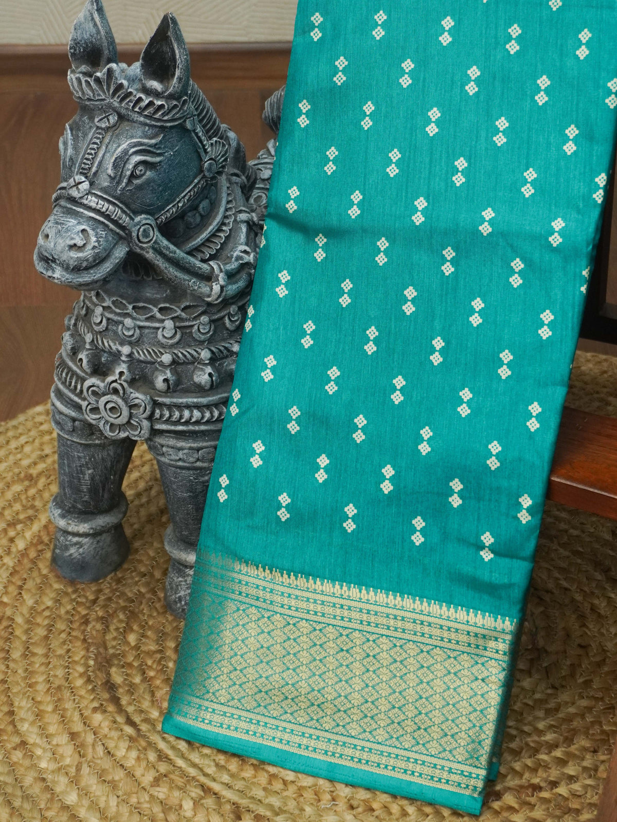 Printed Dola Saree | TTDS3667