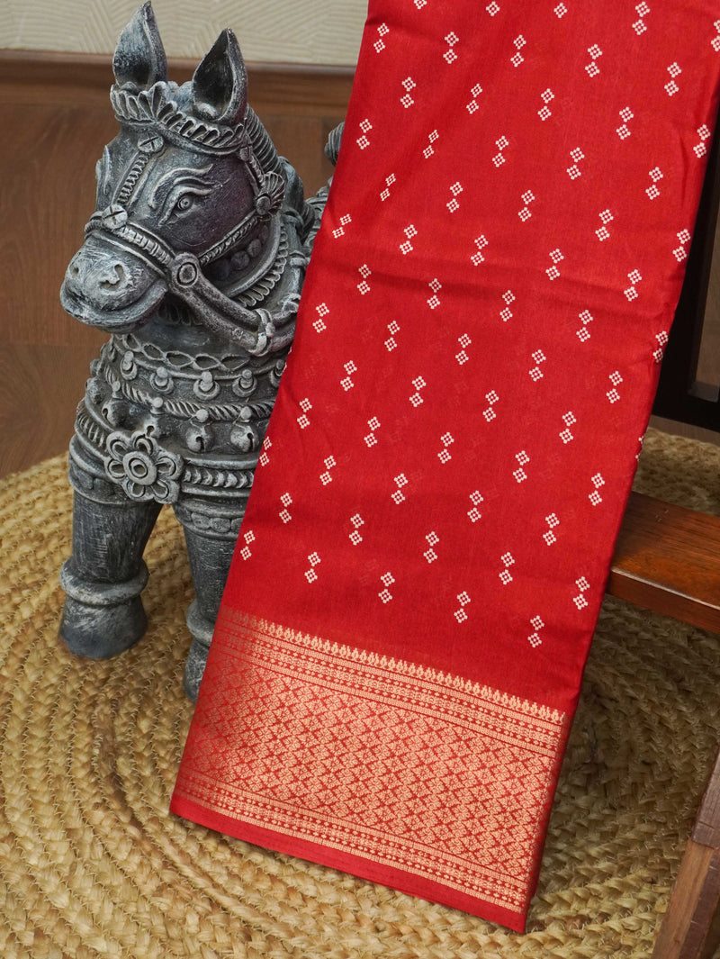 Printed Dola Saree | TTDS3667