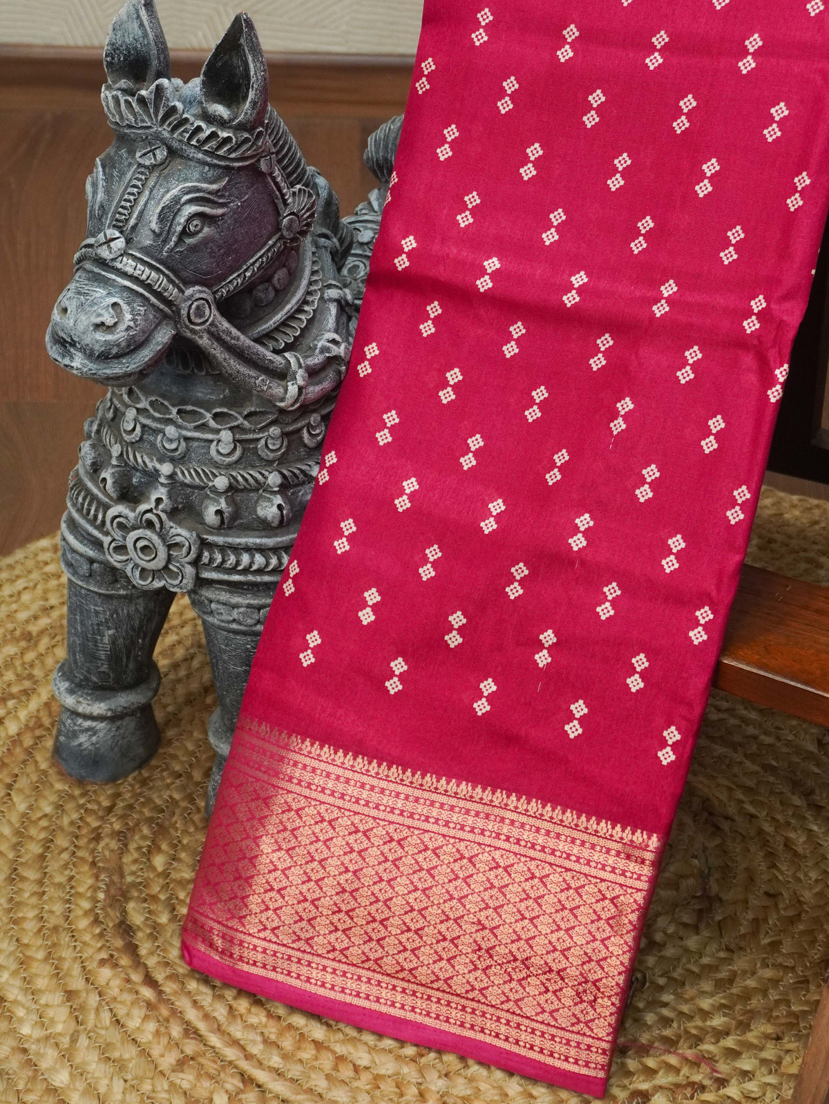 Printed Dola Saree | TTDS3667