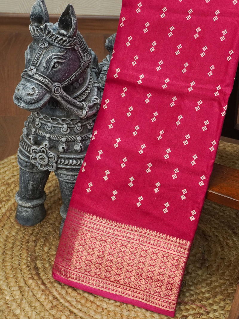 Printed Dola Saree | TTDS3667