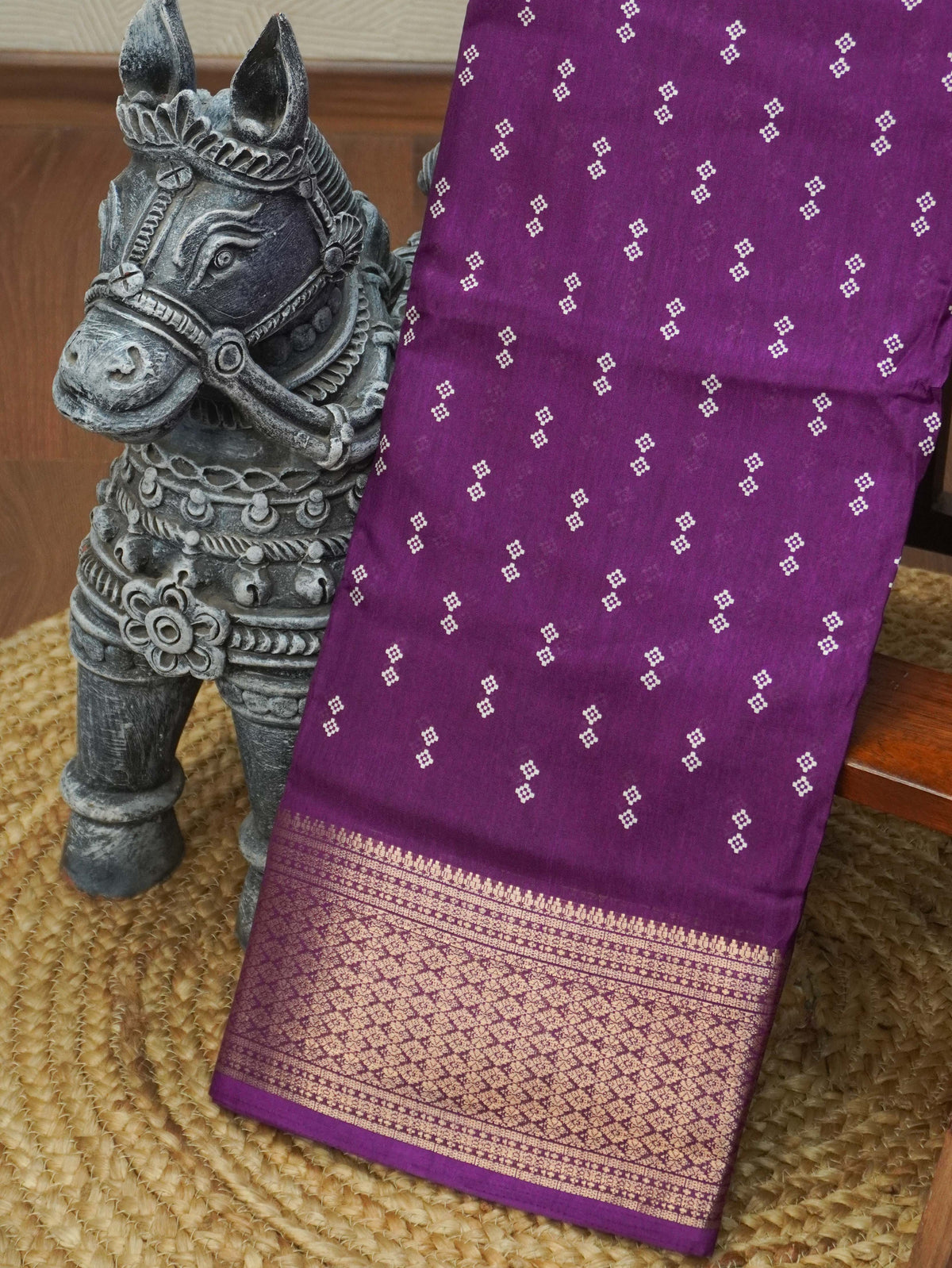 Printed Dola Saree | TTDS3667