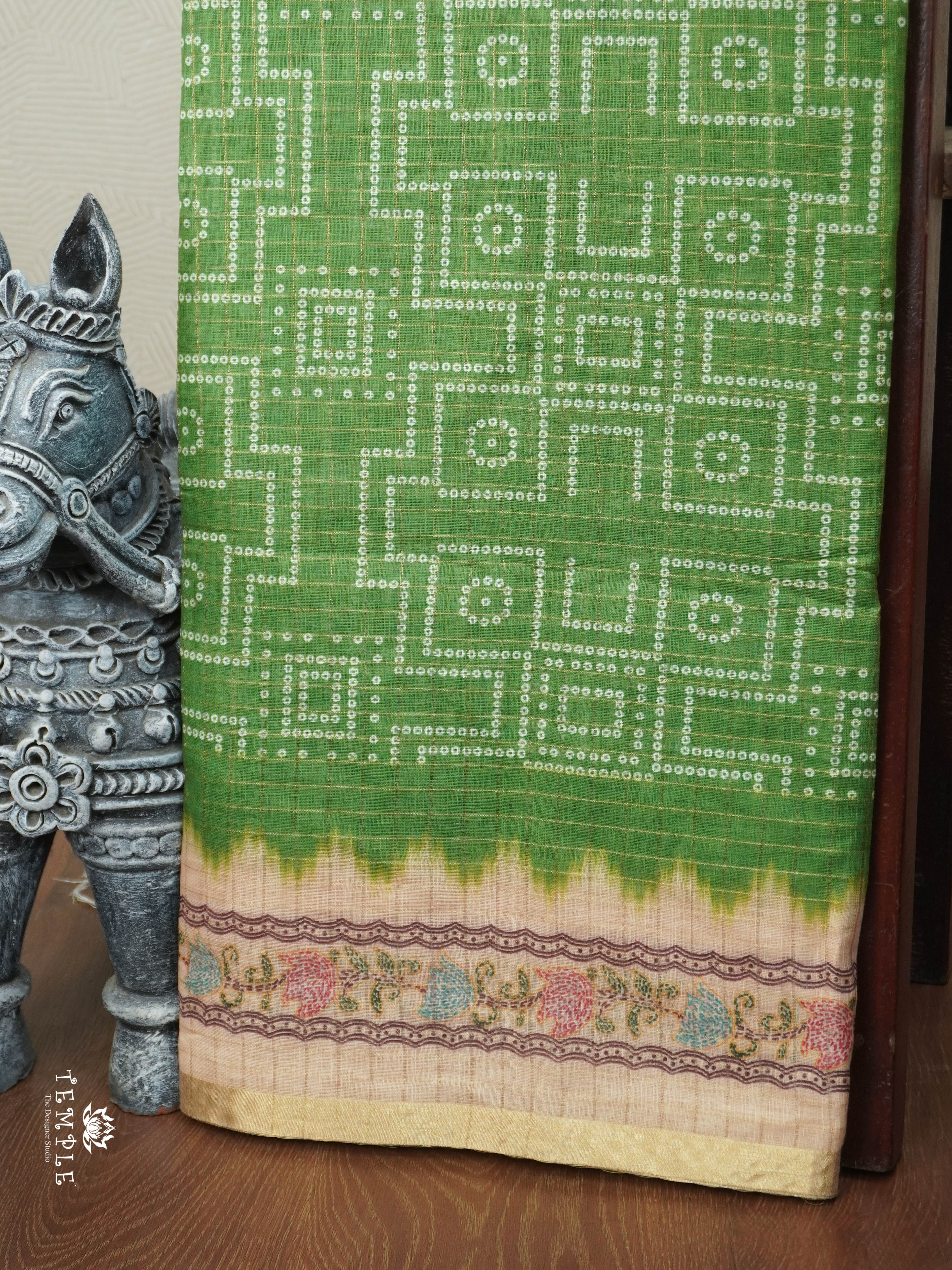 Linen Cotton Saree | TTDS2808