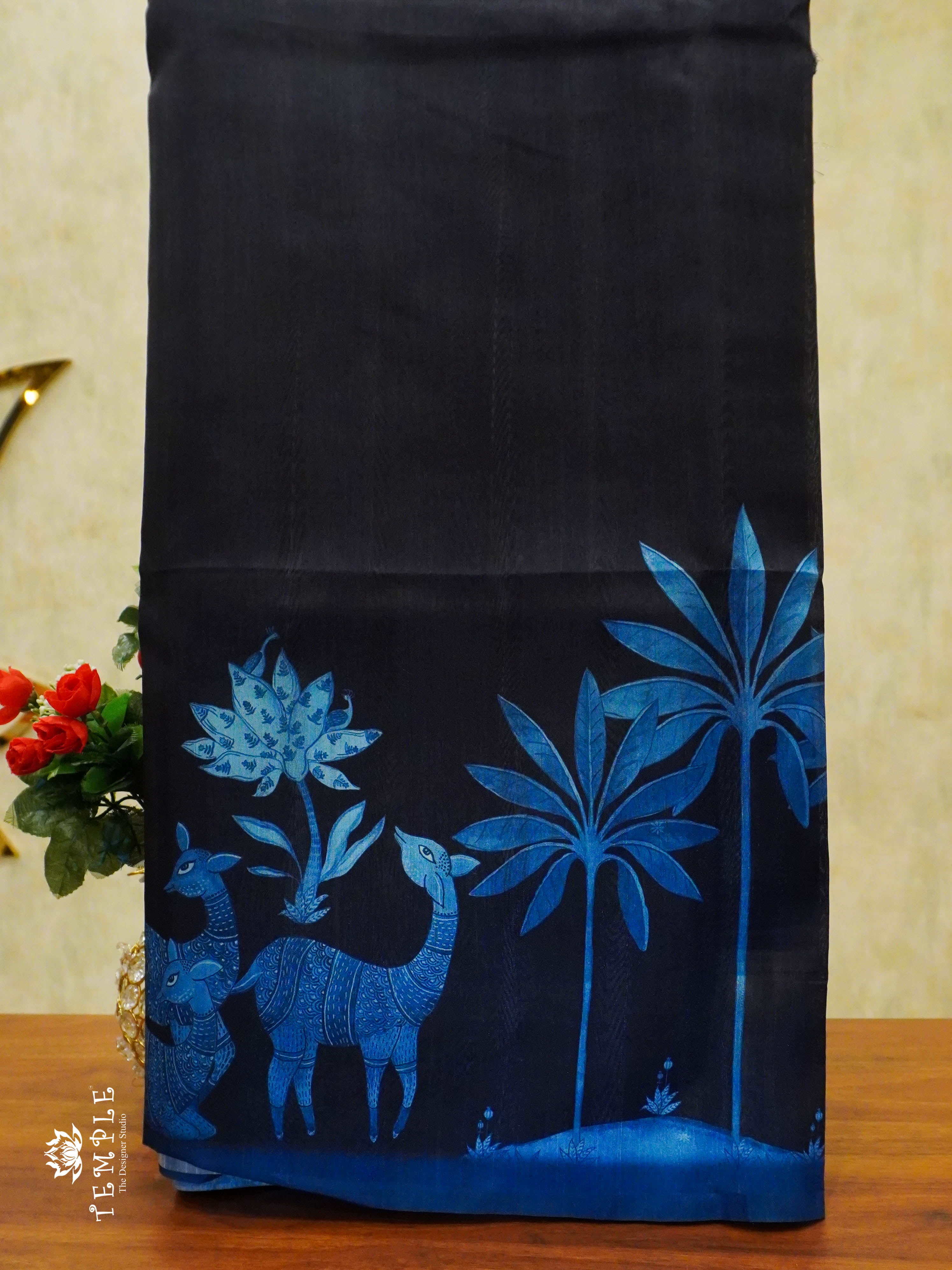 Printed Tussar Saree | TTDS1351 | Sparkling Deals