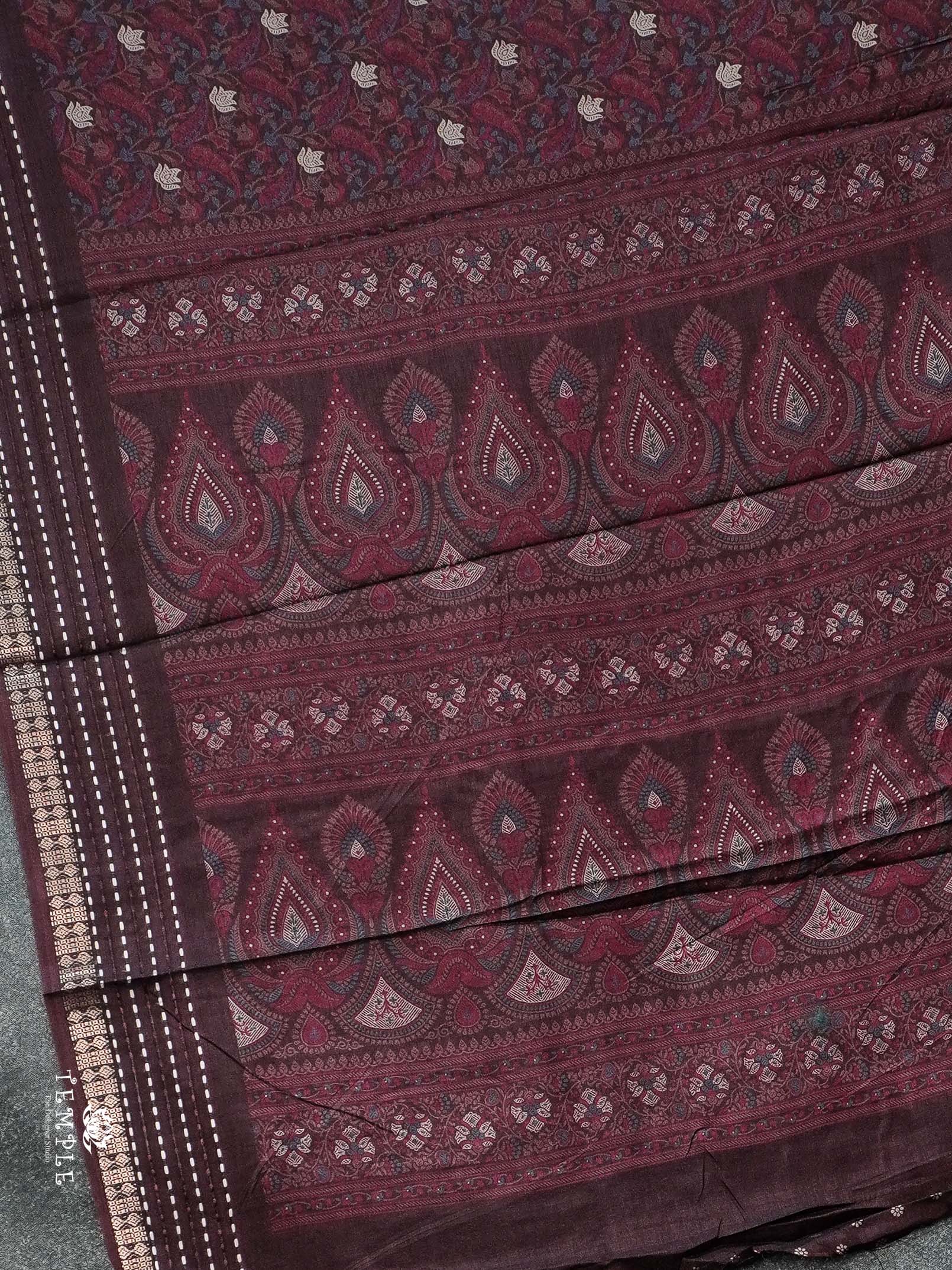 Printed Dola Silk Saree | TTDS2308