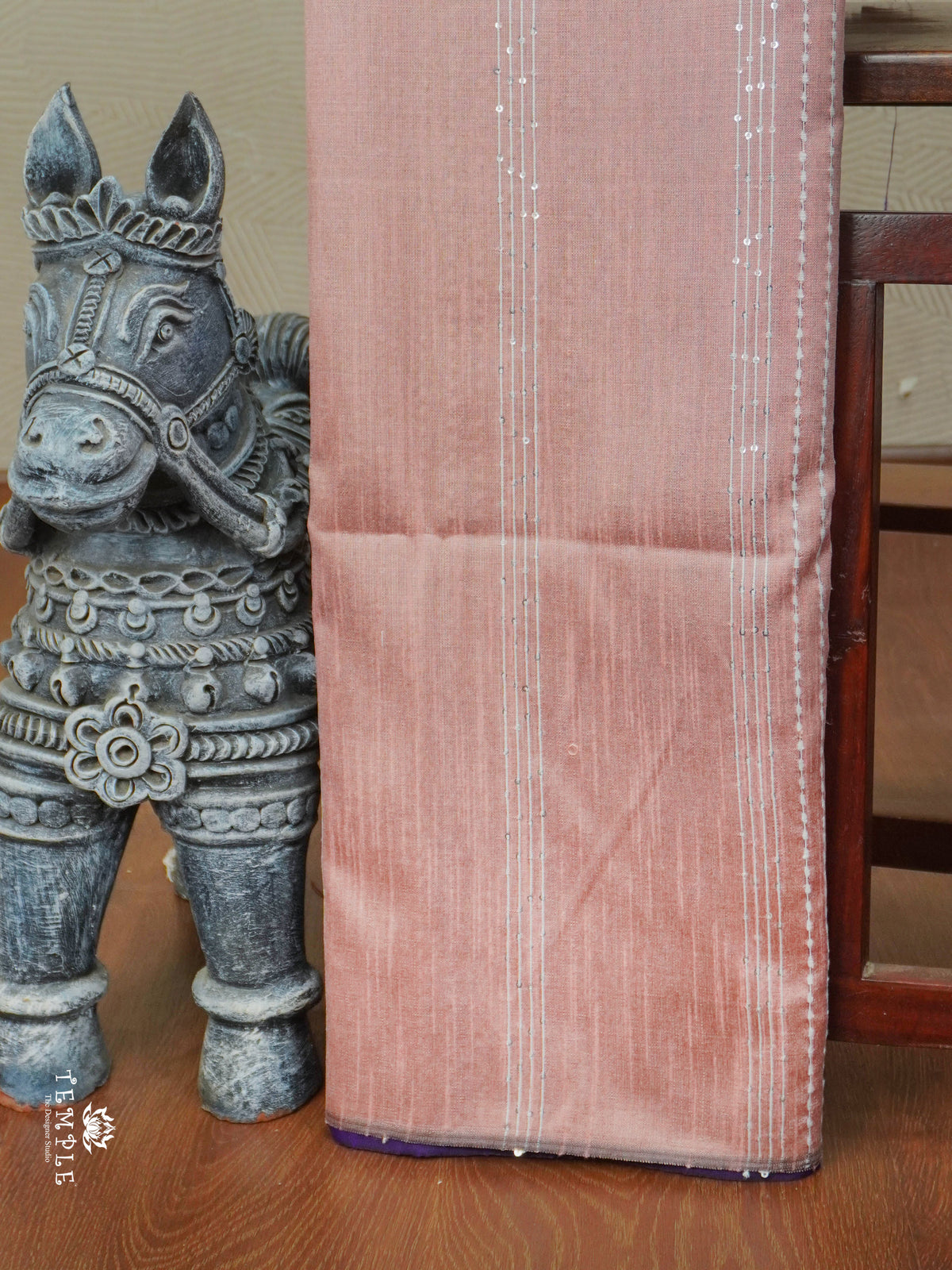 Raw Silk Saree with sequins Work | TTDS2100