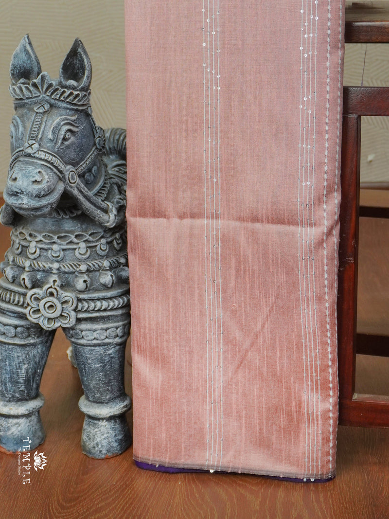Raw Silk Saree with sequins Work | TTDS2100