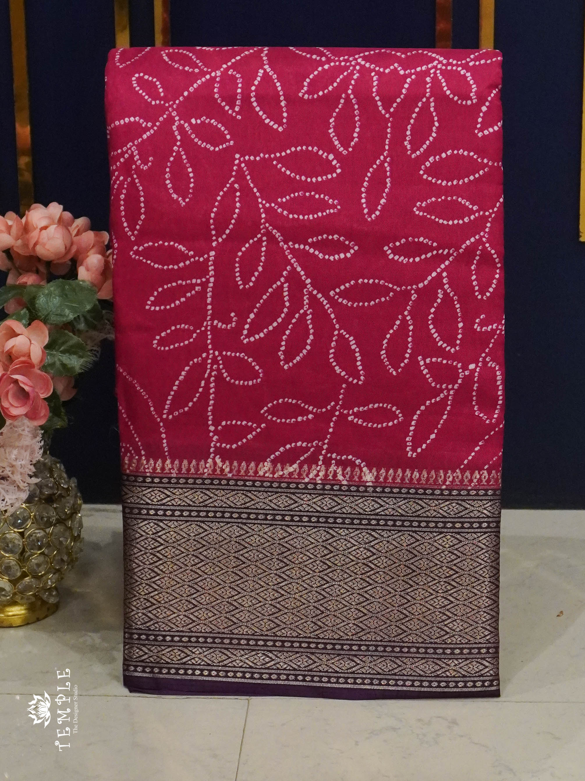 Bandhini Printed Dola Saree | TTDS1349 | Sparkling Deals | PRE BOOKING