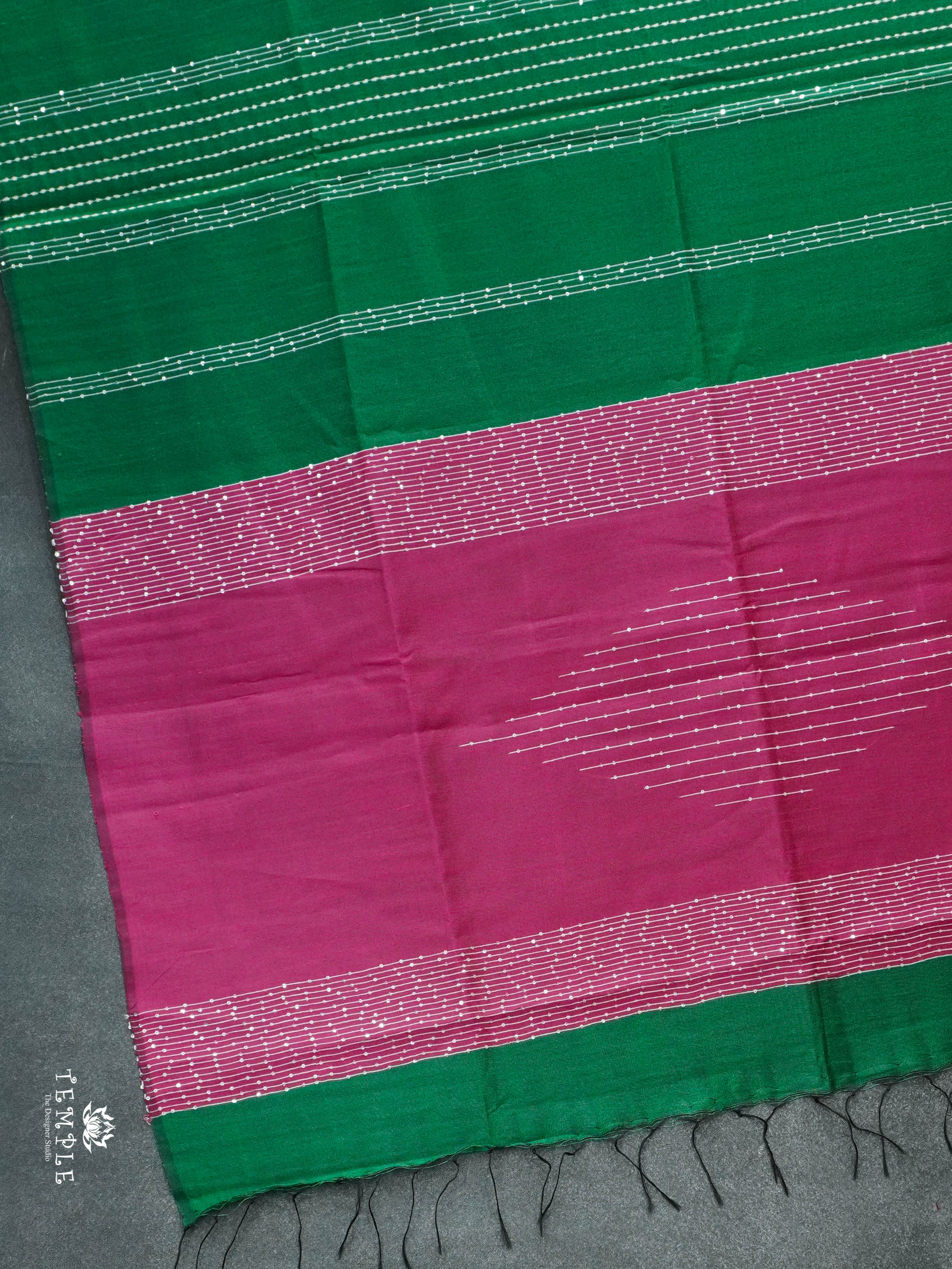 Raw Silk Saree with sequins Work | TTDS2100