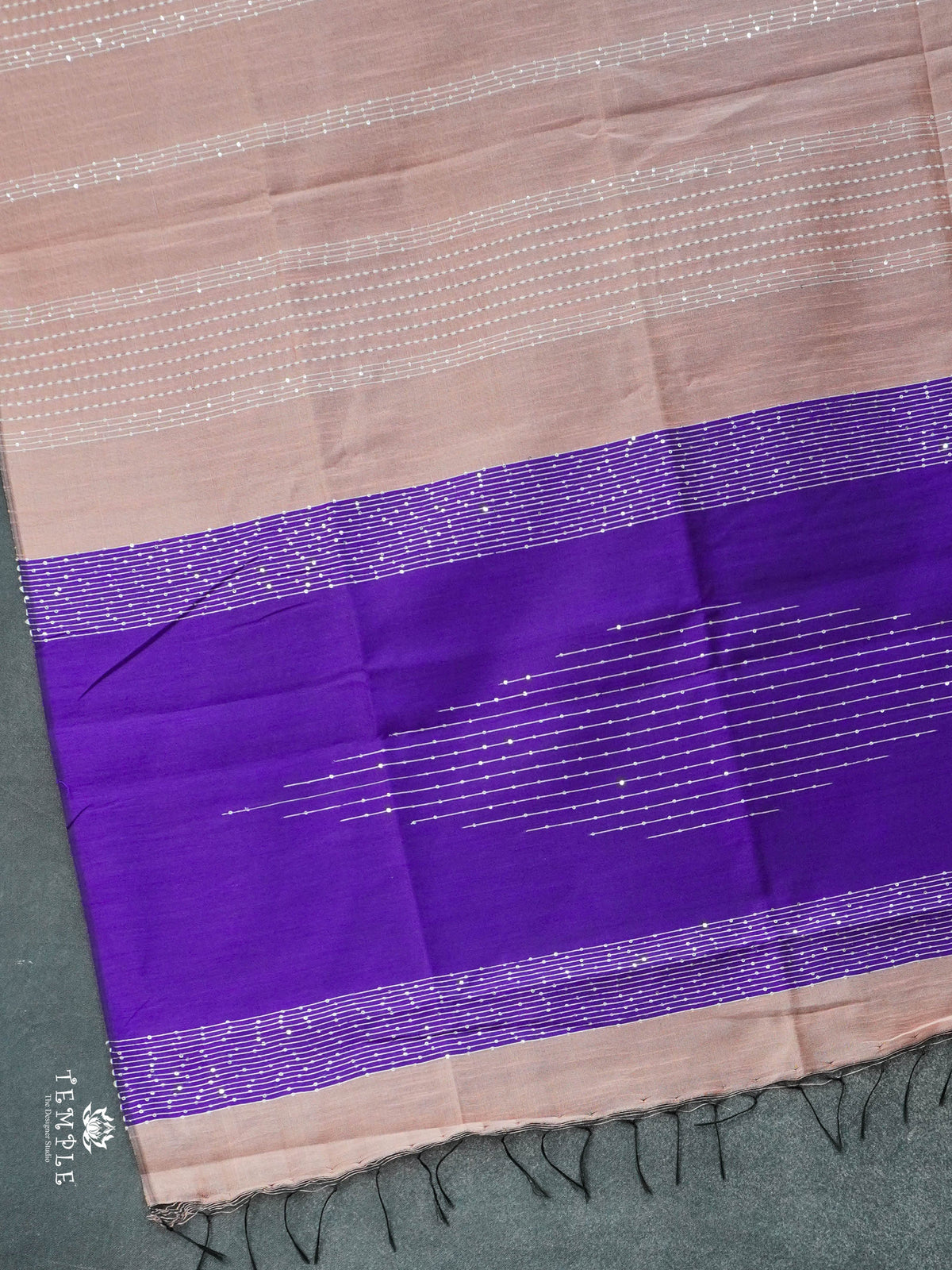 Raw Silk Saree with sequins Work | TTDS2100