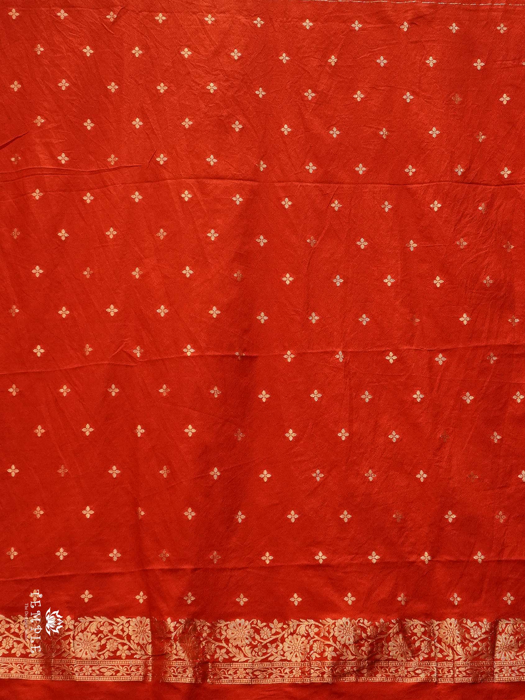 Banarasi Silk Saree ( Red)  | TTDS2312