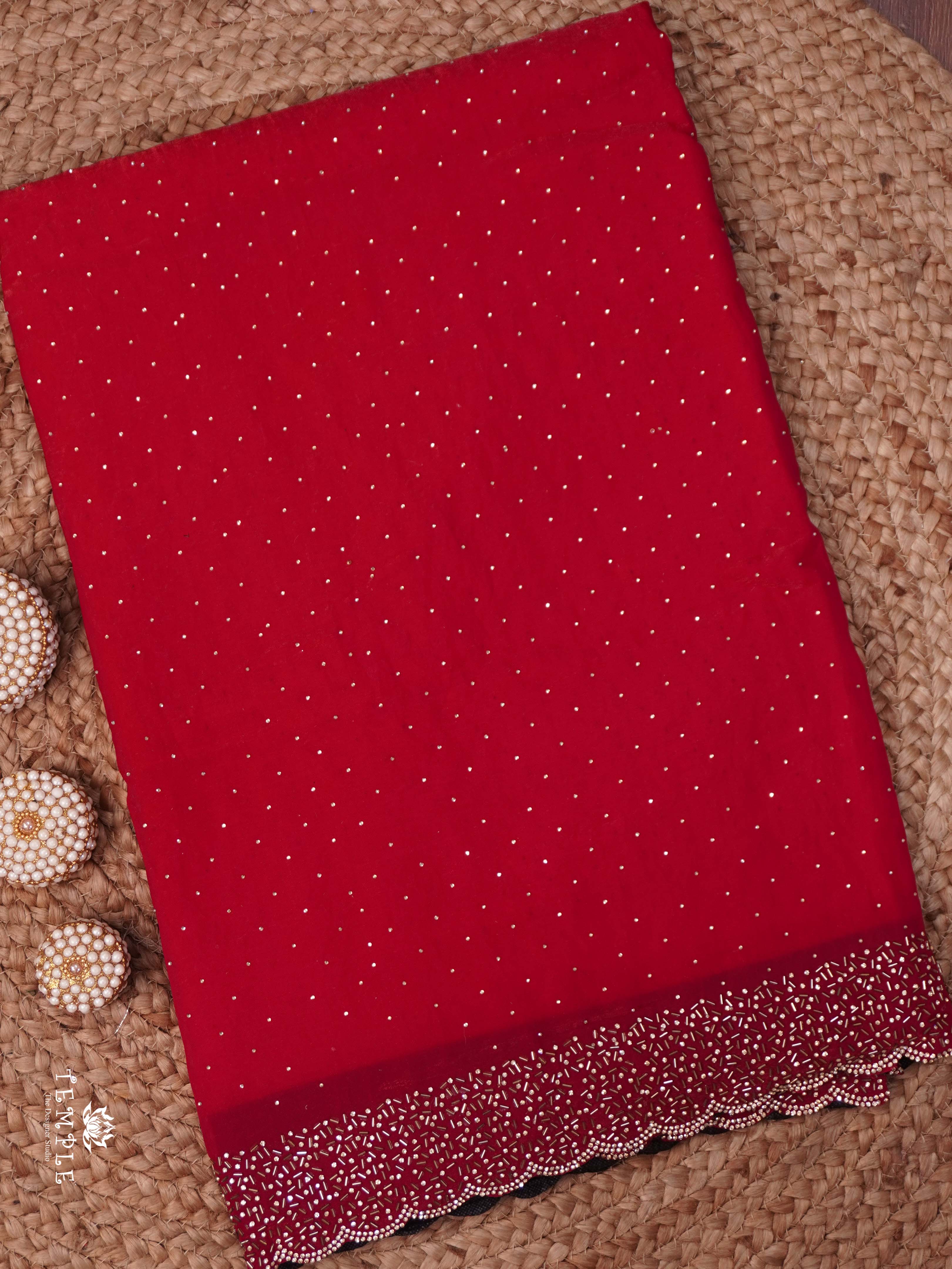 Designer Saree With Stone Work | TTDS2156