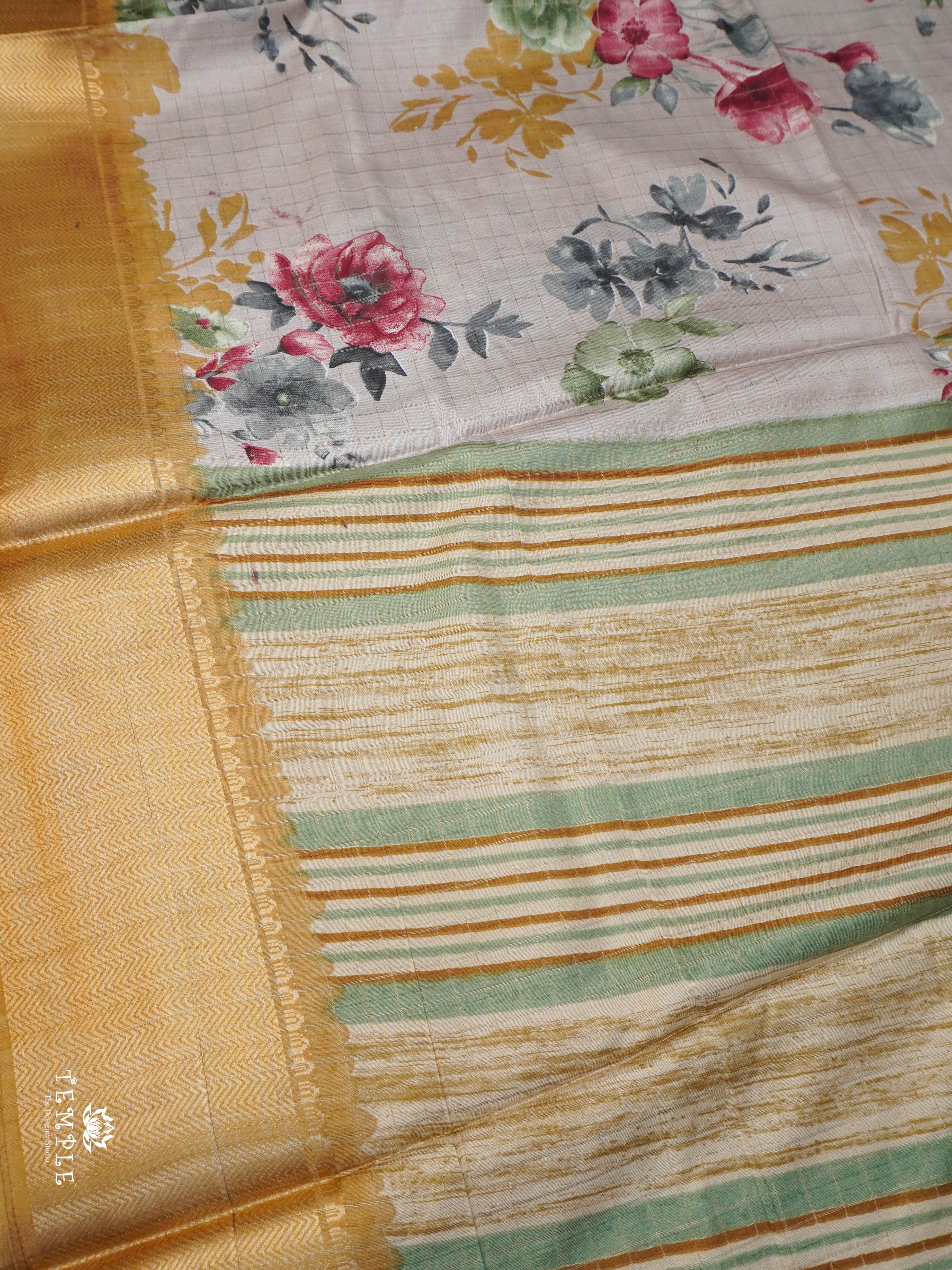 Dola Saree with checked Pattern | TTDS1837