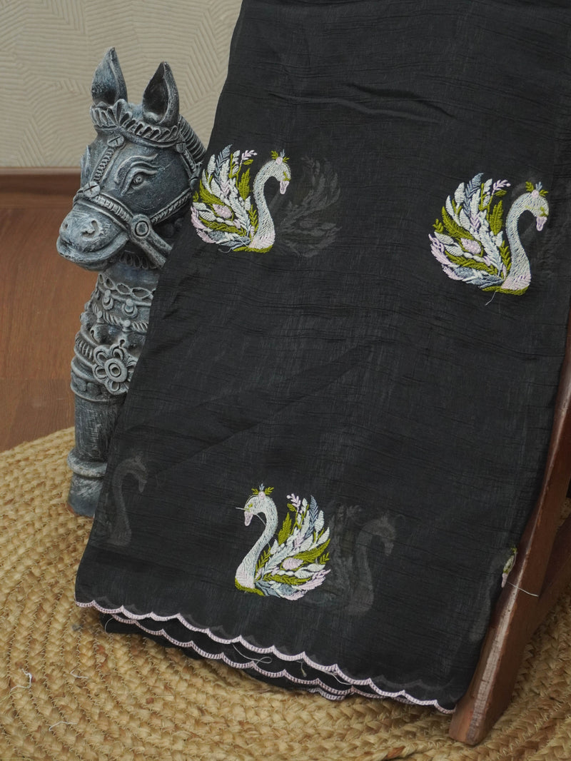 Crush Organza Saree | TTDS3660