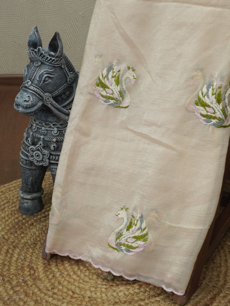 Crush Organza Saree | TTDS3660
