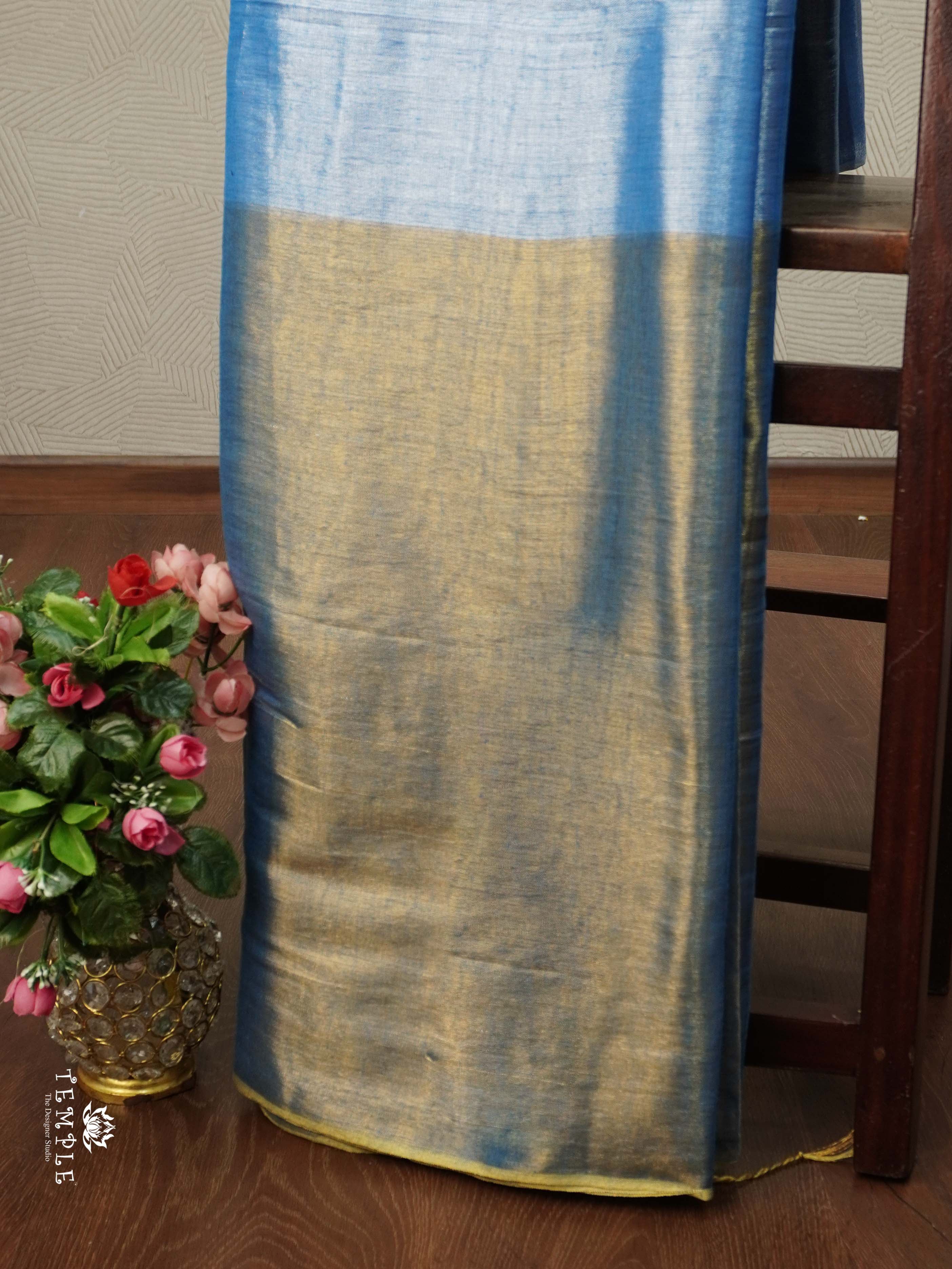 Linen Tissue Sareee | TTDS2326