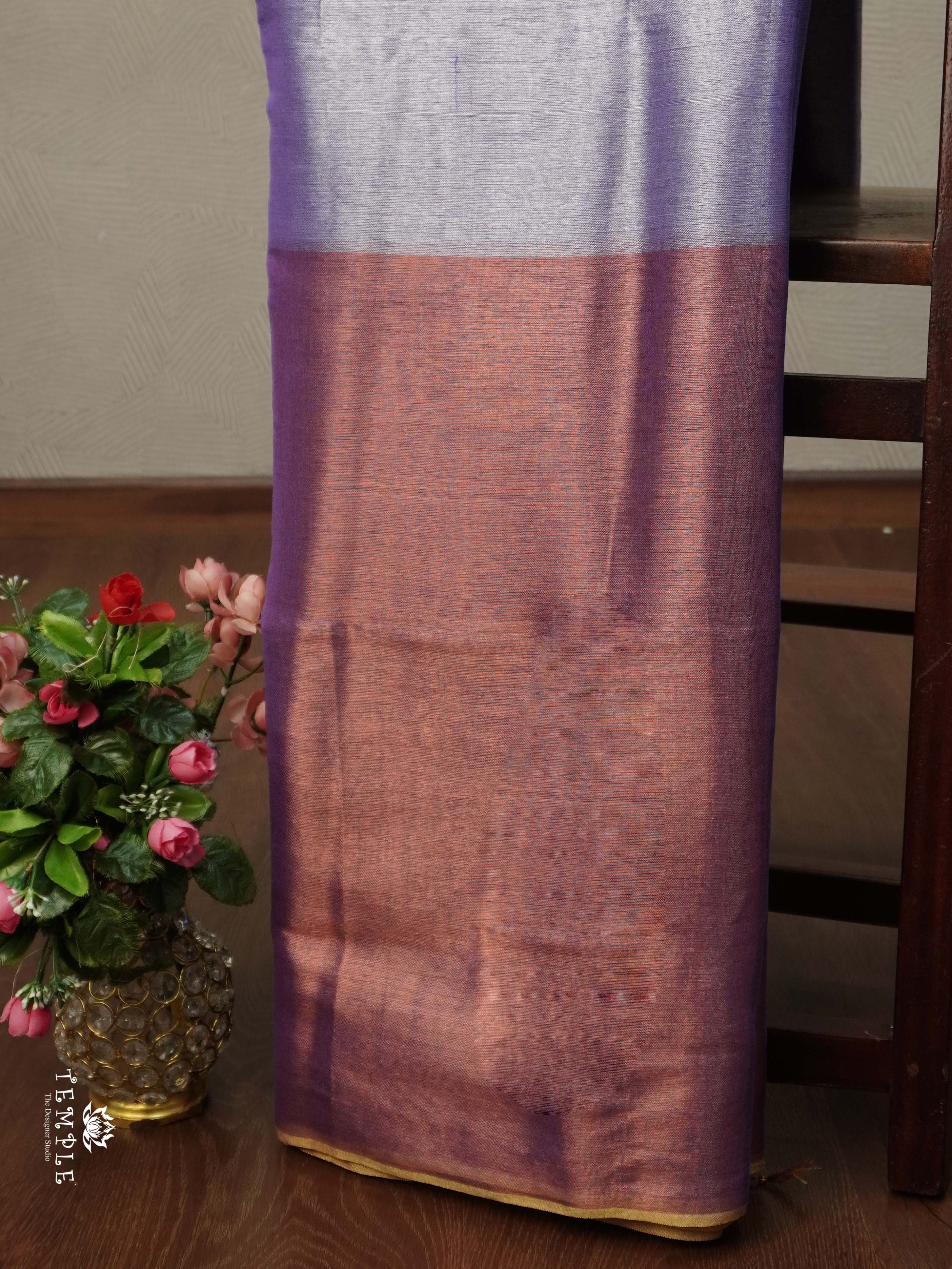 Linen Tissue Sareee | TTDS2326