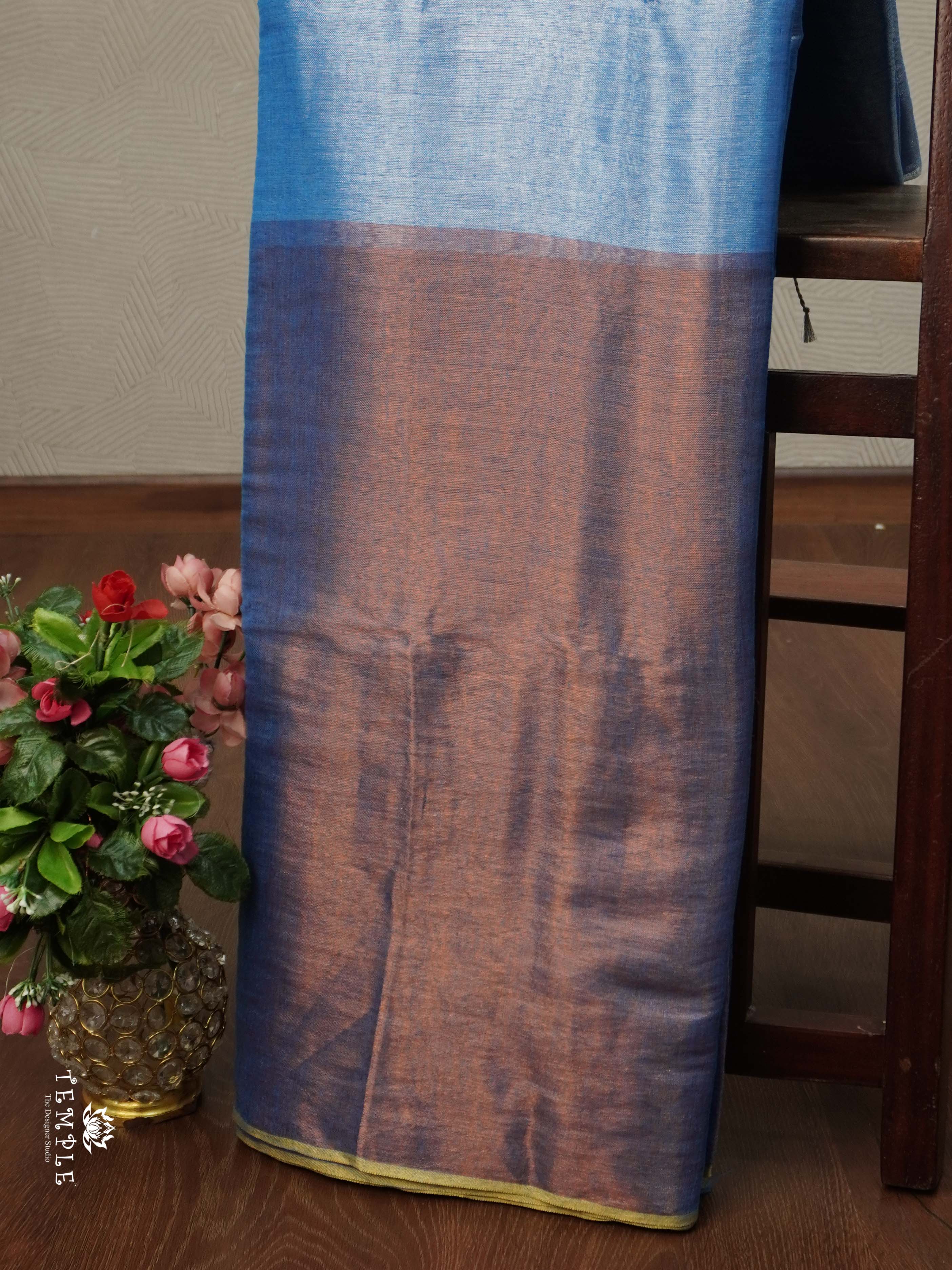 Linen Tissue Sareee | TTDS2326