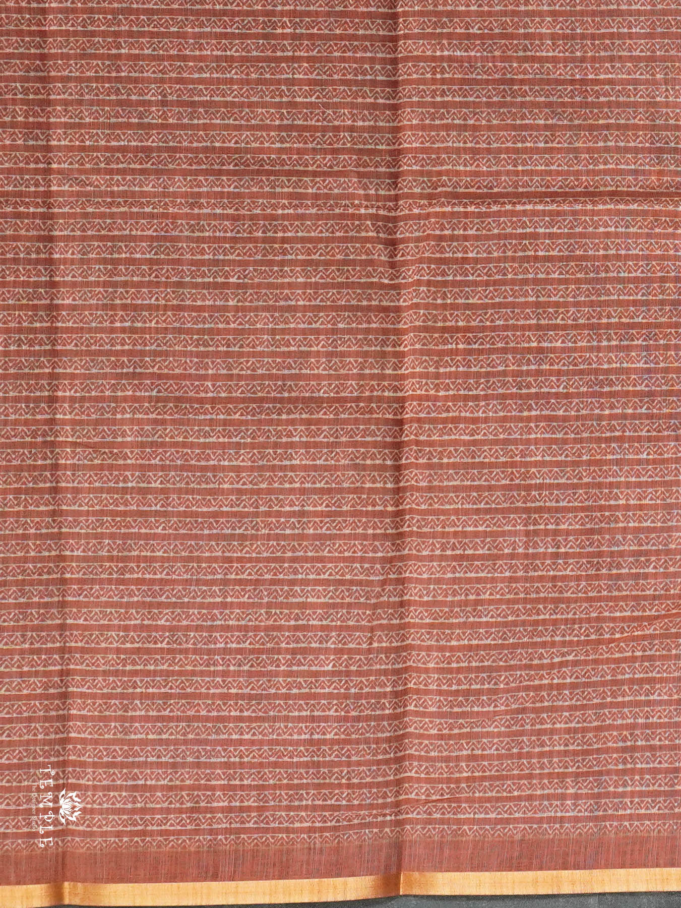 Kalamkari-inspired Printed Saree | TTDS2847