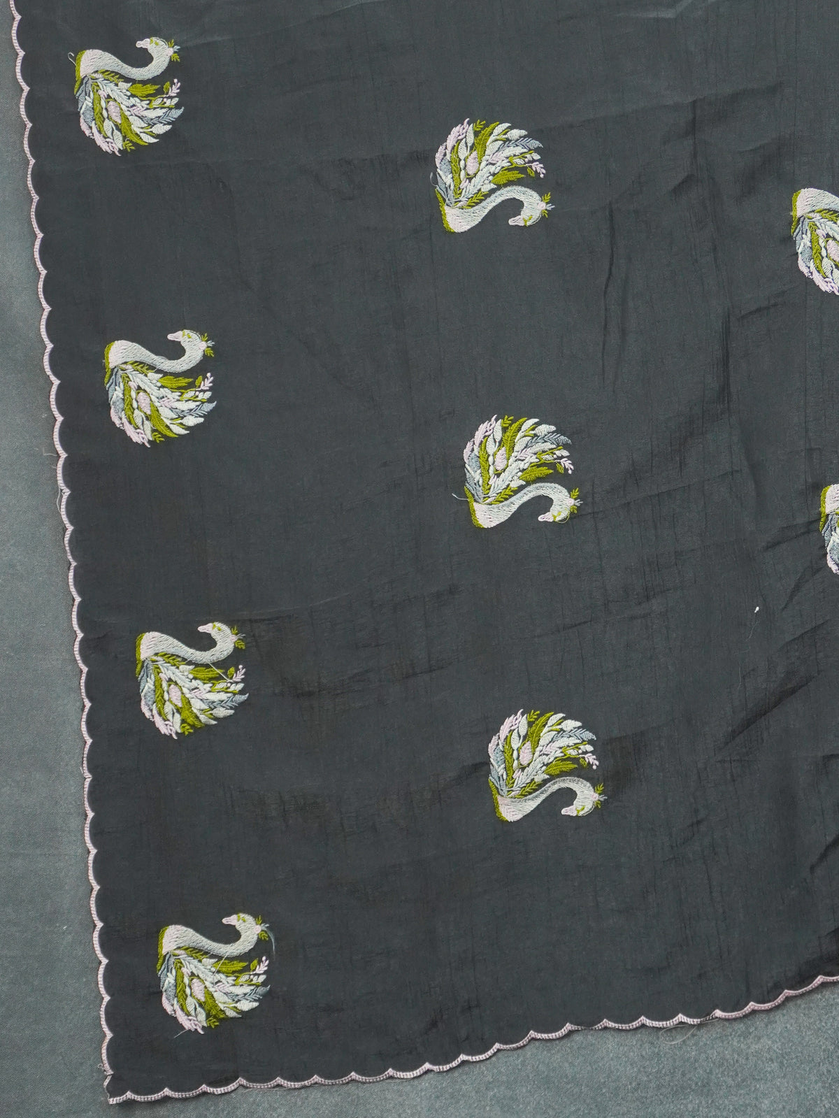 Crush Organza Saree | TTDS3660