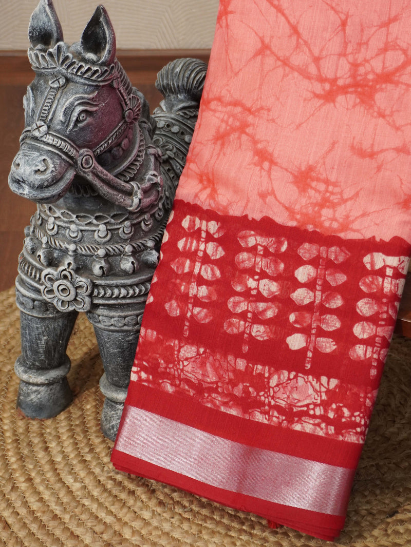 Chanderi Cotton Saree | TTDS3222