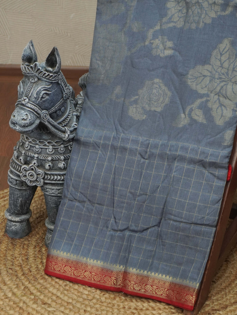 Semi Mysore Silk Saree | TTDS3671