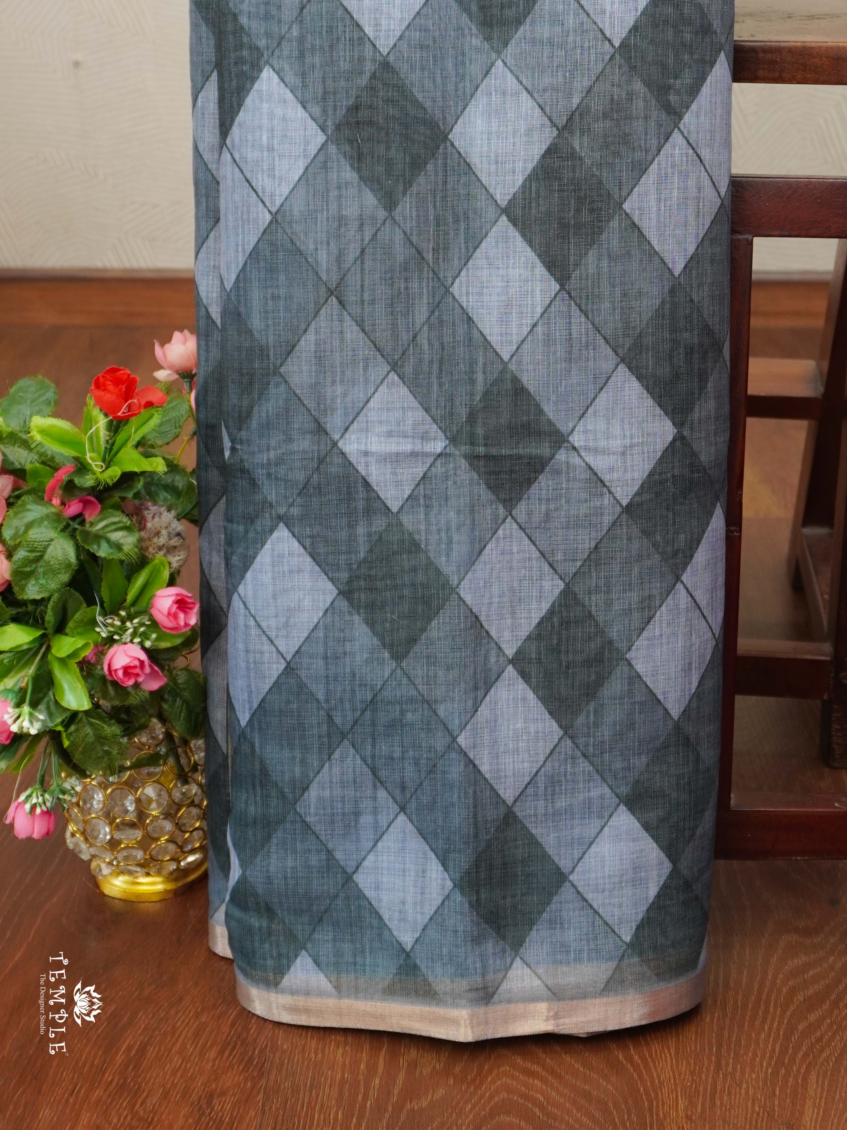 Geometrical Pattern Fancy Saree | TTDS2341