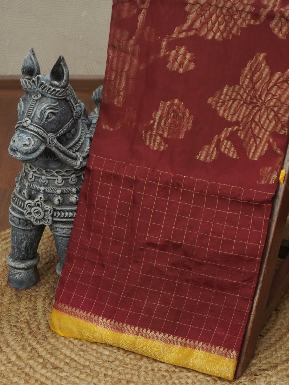 Semi Mysore Silk Saree | TTDS3671