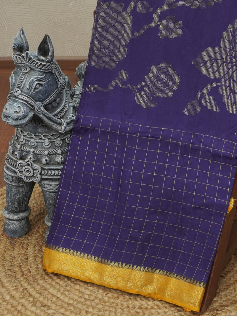 Semi Mysore Silk Saree | TTDS3671