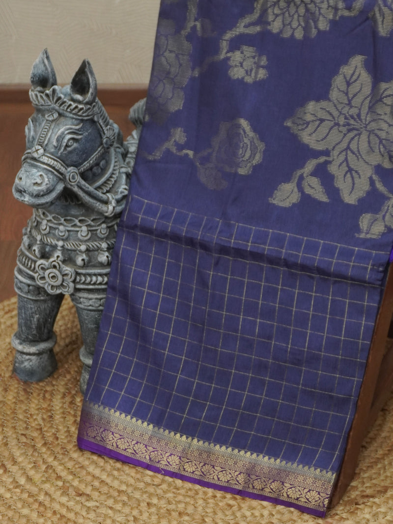 Semi Mysore Silk Saree | TTDS3671