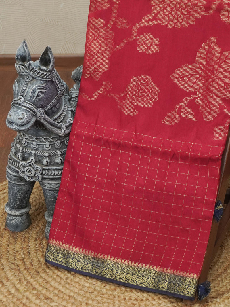 Semi Mysore Silk Saree | TTDS3671