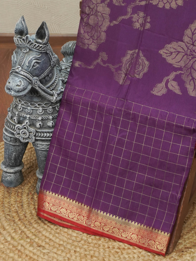Semi Mysore Silk Saree | TTDS3671
