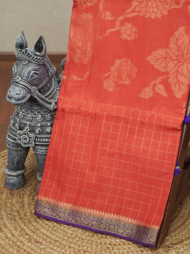 Semi Mysore Silk Saree | TTDS3671