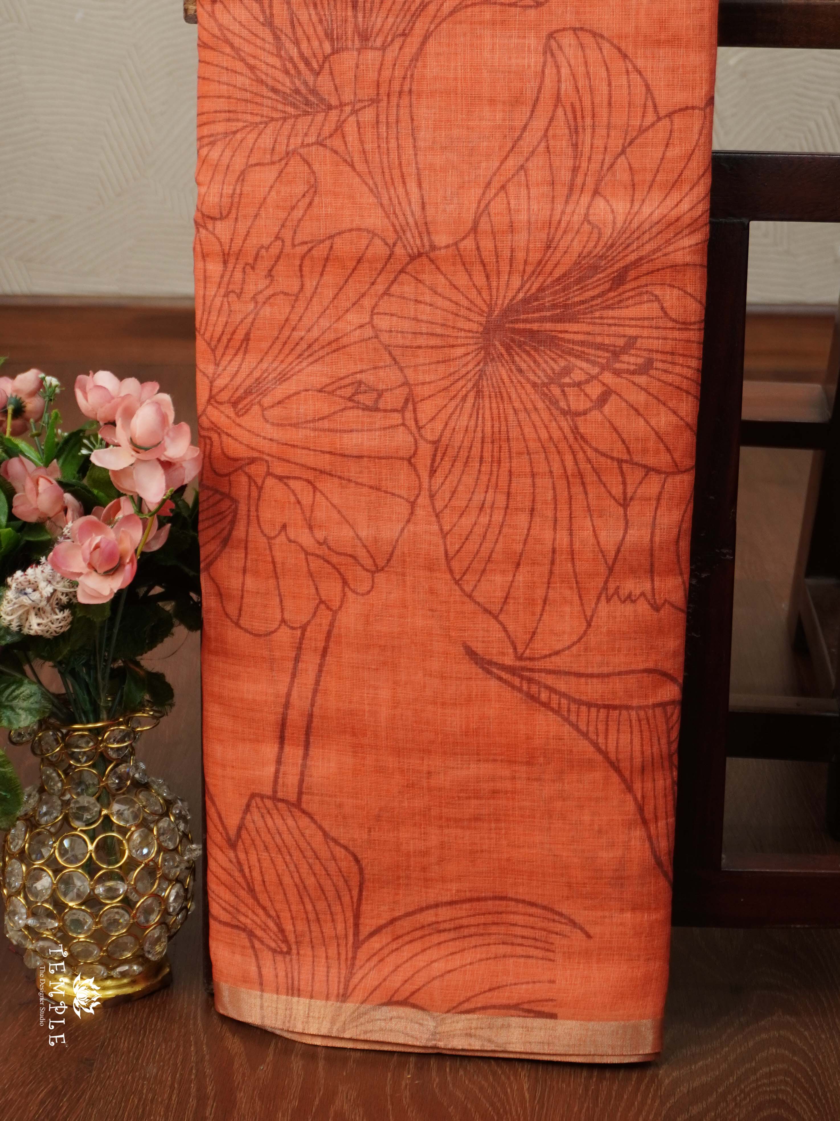 Printed Chanderi Cotton | TTDS2329
