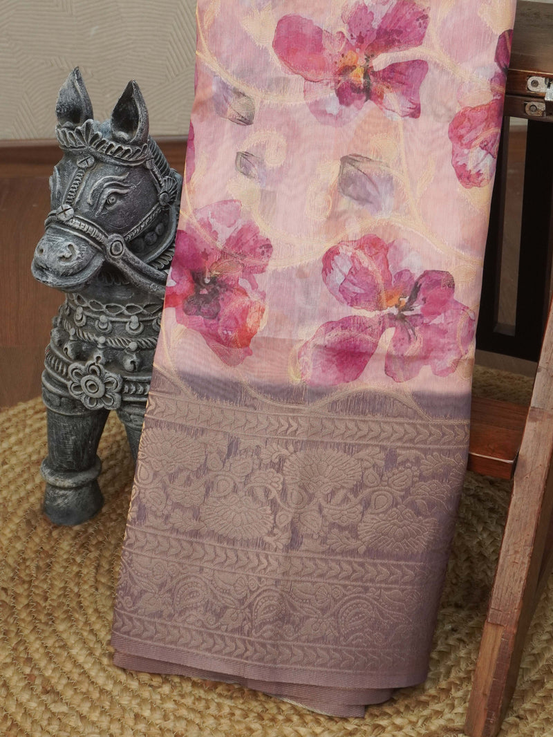 Jute Banarasi Saree | TTDS3676