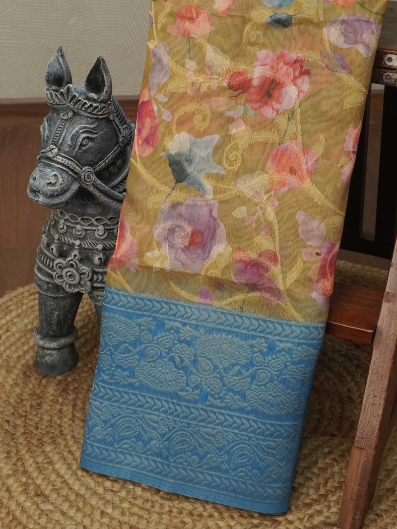 Jute Banarasi Saree | TTDS3676