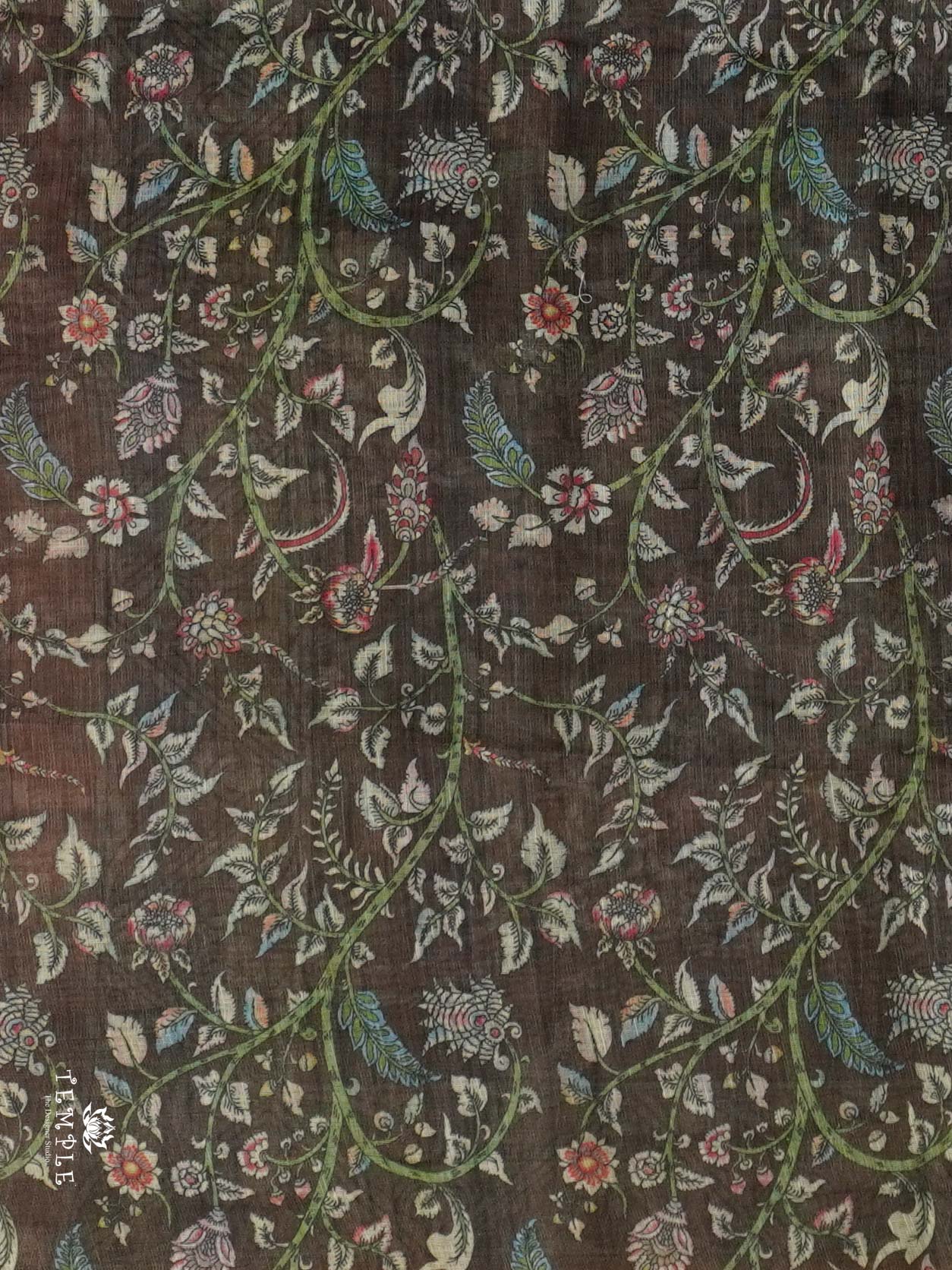 Ikkat Print Bamboo Saree | TTDS2342